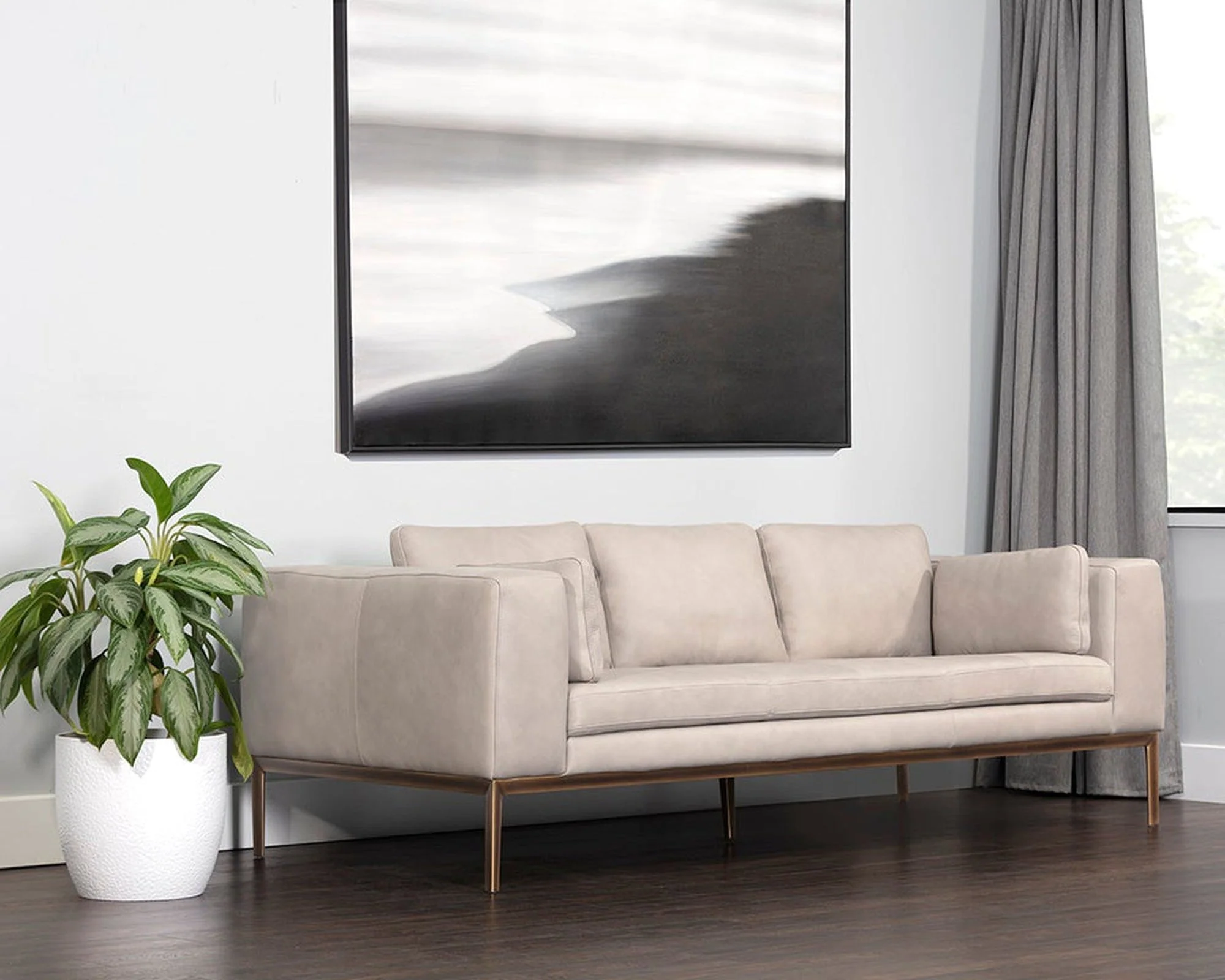 Sunpan Burr Sofa - Image 7