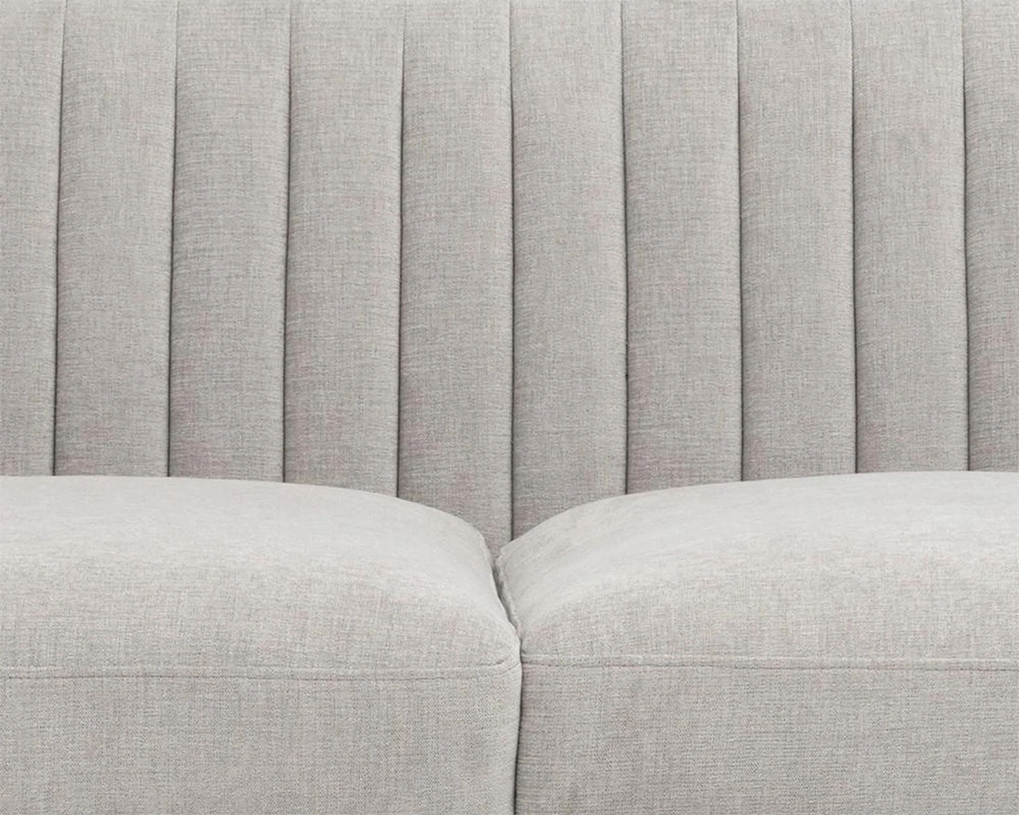 Sunpan Caitlin Sofa - Hemingway Silver Clearance - Image 6
