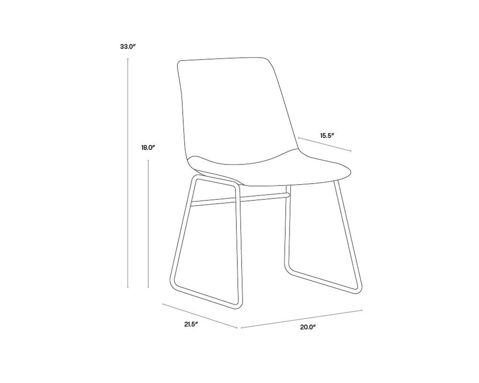 Sunpan Cal Dining Chair - Set of 2 - Image 23