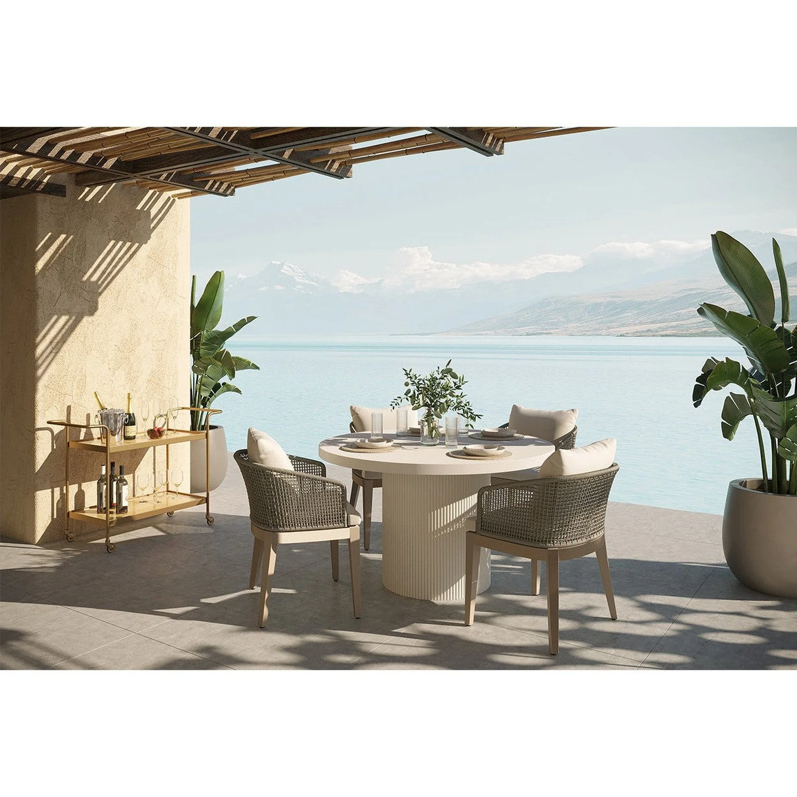 Sunpan Capri Dining Armchair - Image 2
