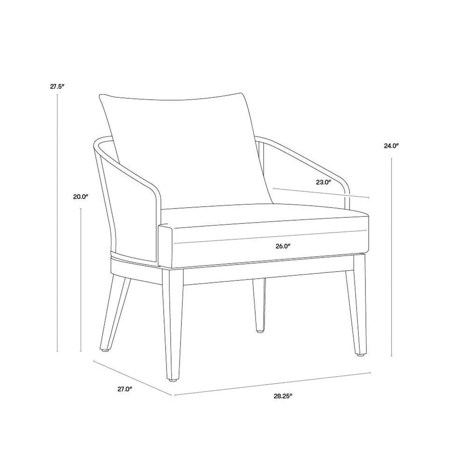 Sunpan Capri Lounge Chair - Image 18
