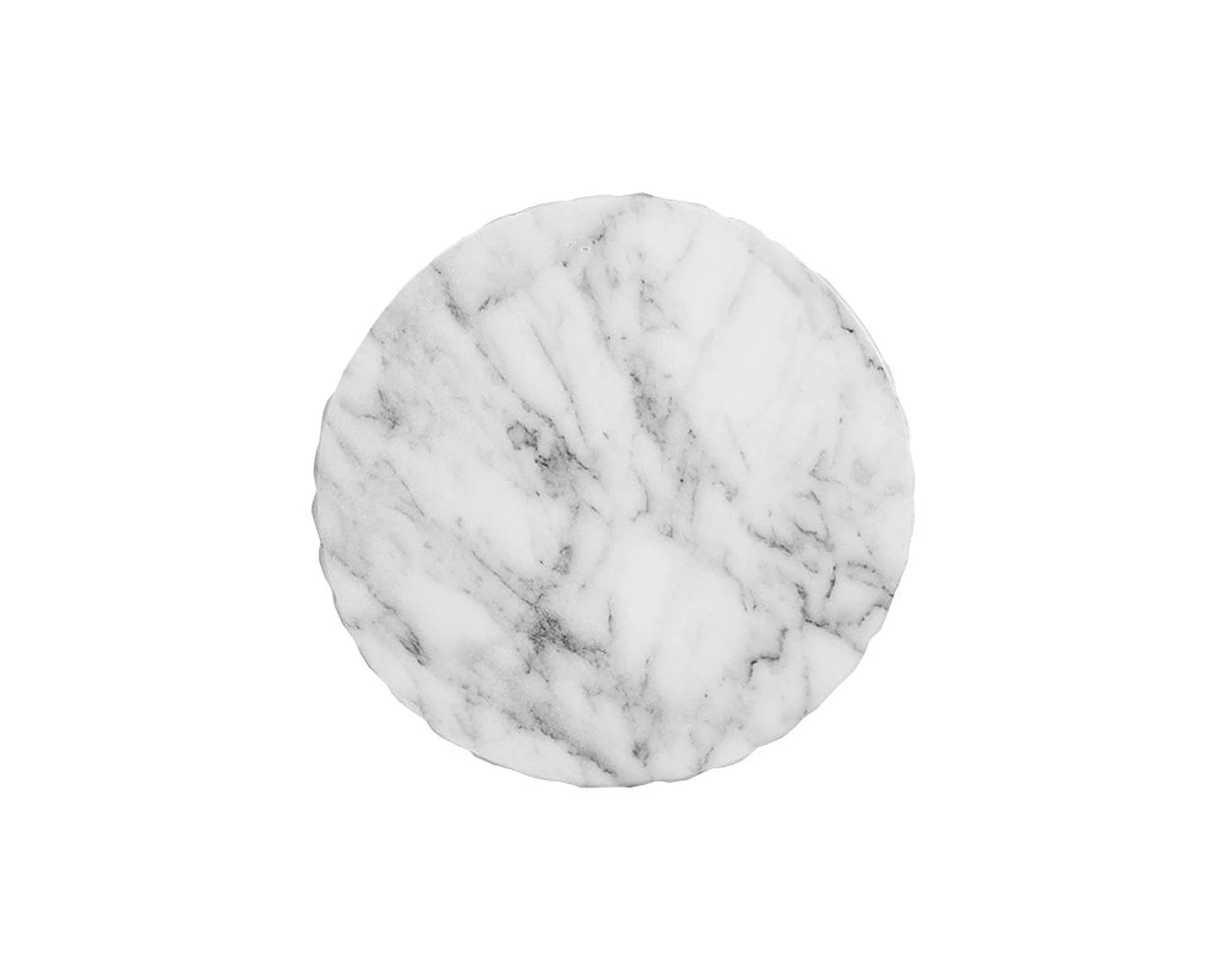 Sunpan Cara End Table Marble Look - Image 8