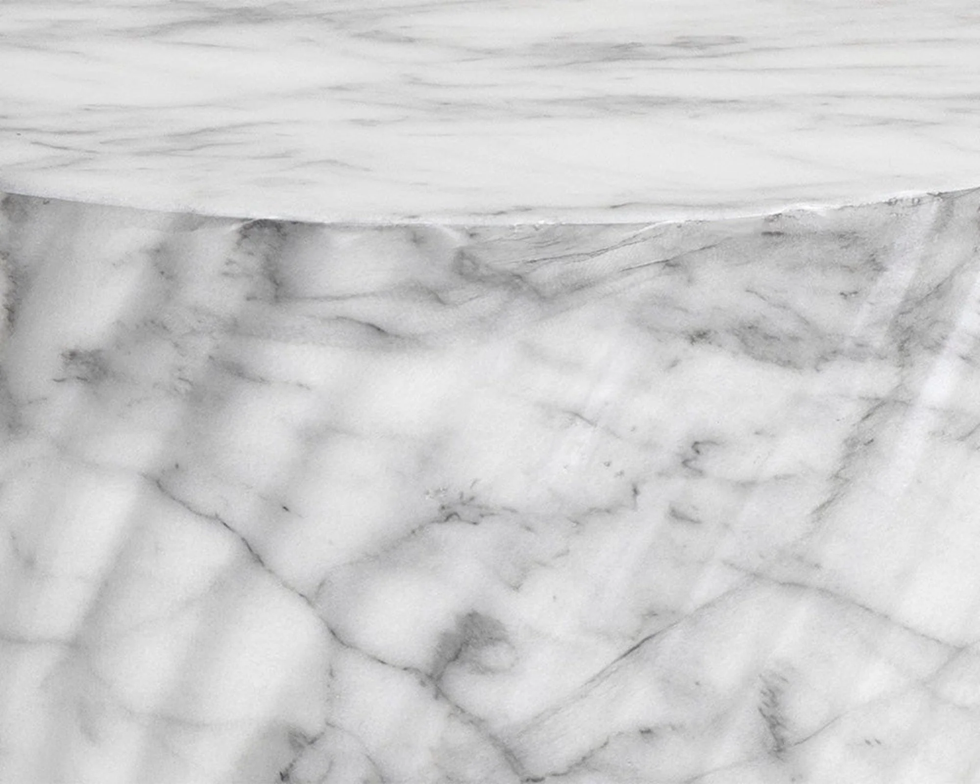 Sunpan Cara End Table Marble Look - Image 9