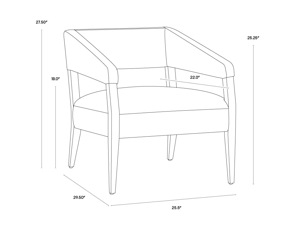 Sunpan Carlyle Lounge Chair - Image 23
