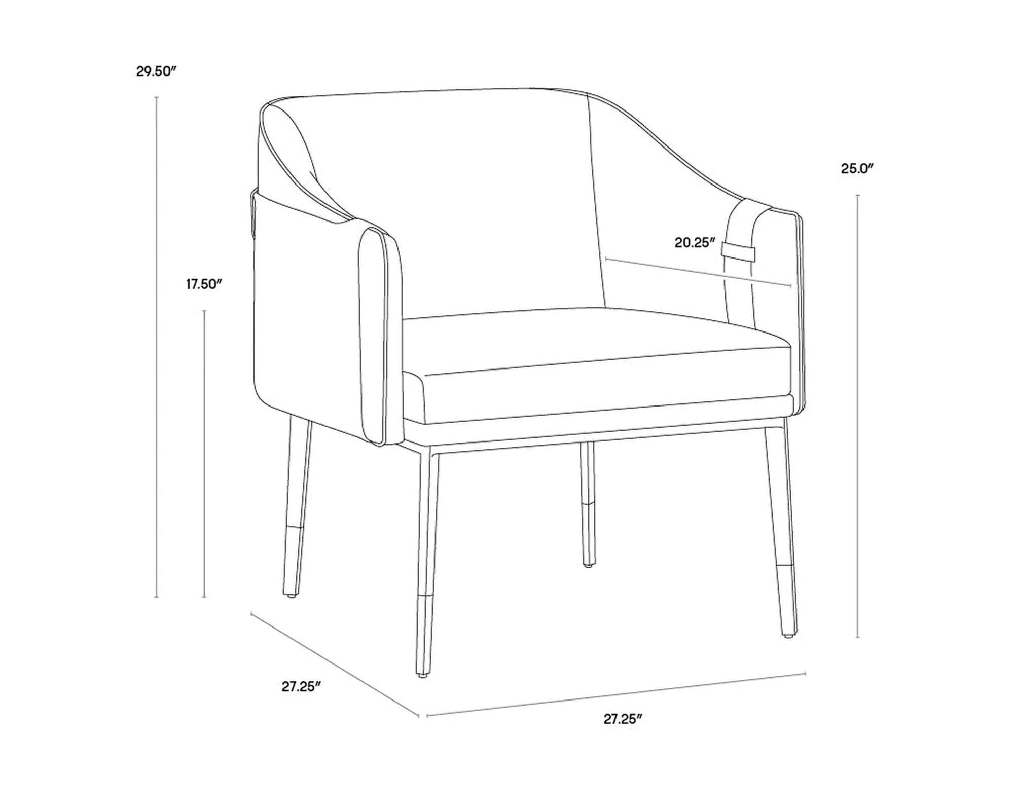 Sunpan Carter Lounge Chair - Image 9