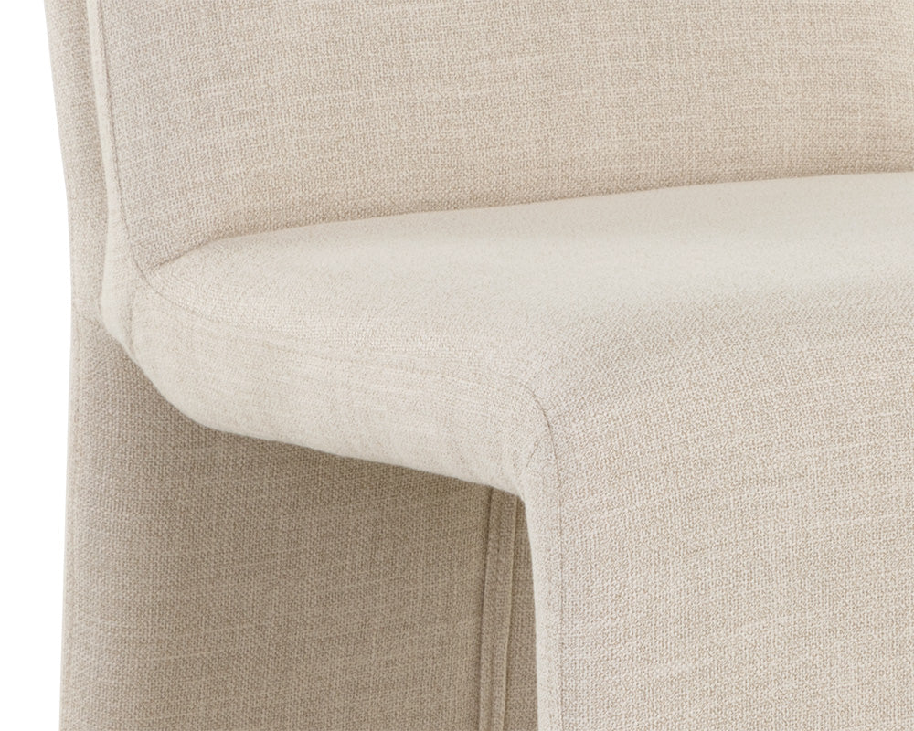 Sunpan Cascata Dining Chair - Effie Linen - Image 6