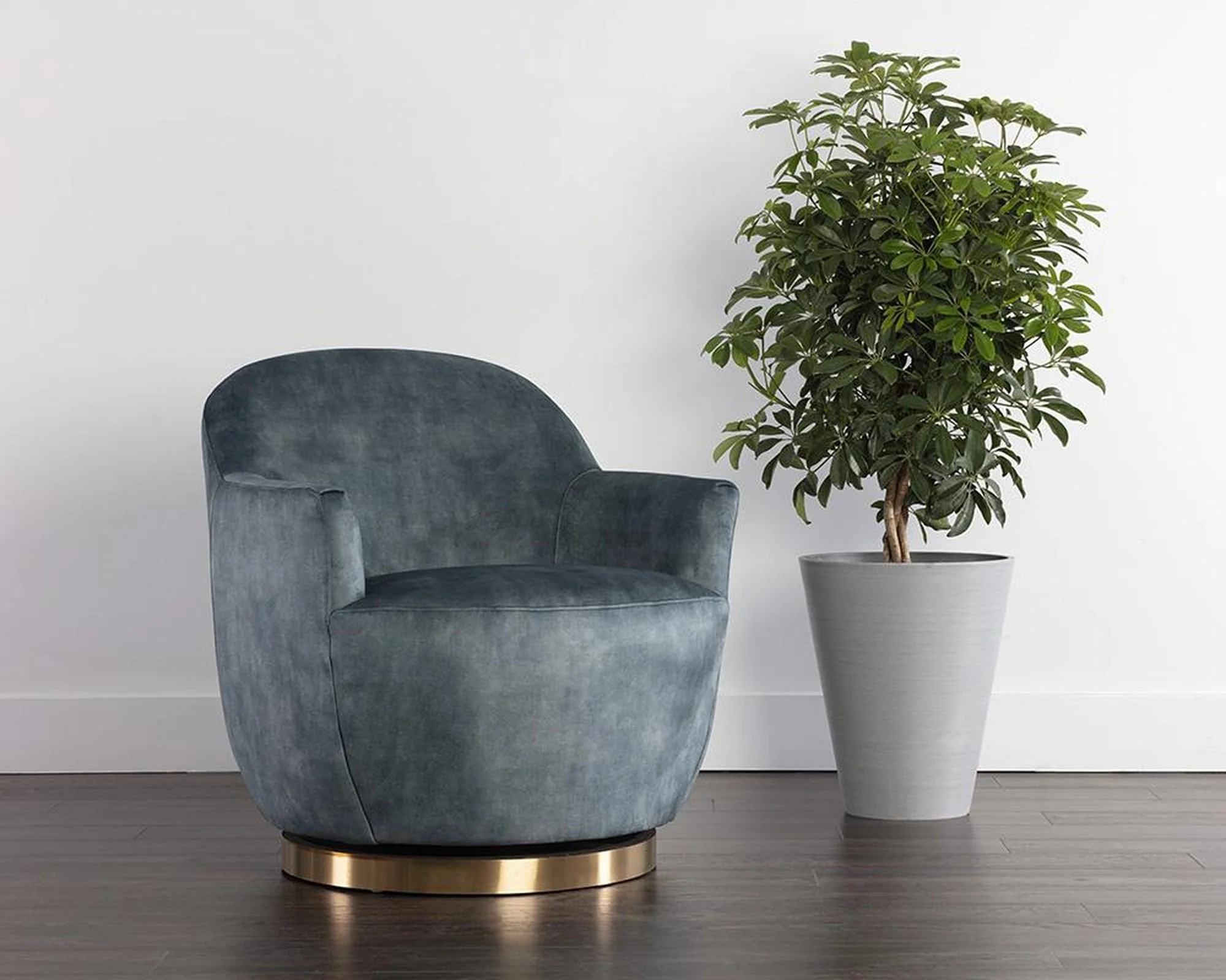 Sunpan Casey Swivel Lounge Chair - Image 17