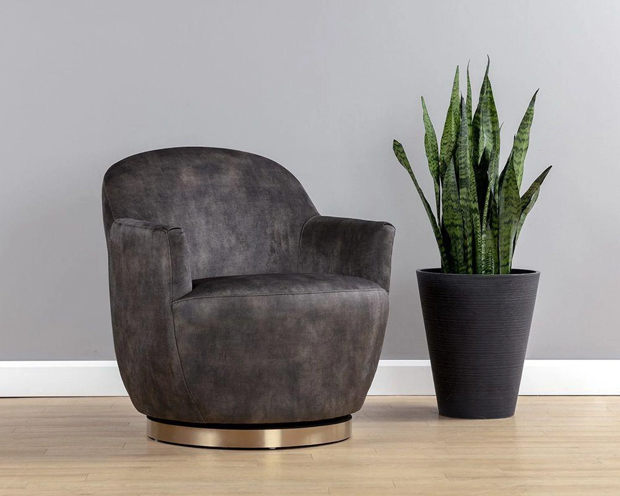 Sunpan Casey Swivel Lounge Chair - Image 25