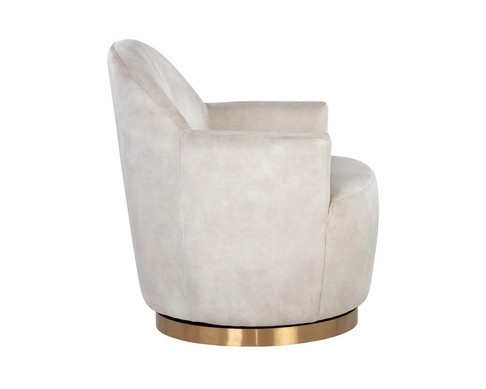 Sunpan Casey Swivel Lounge Chair - Image 3