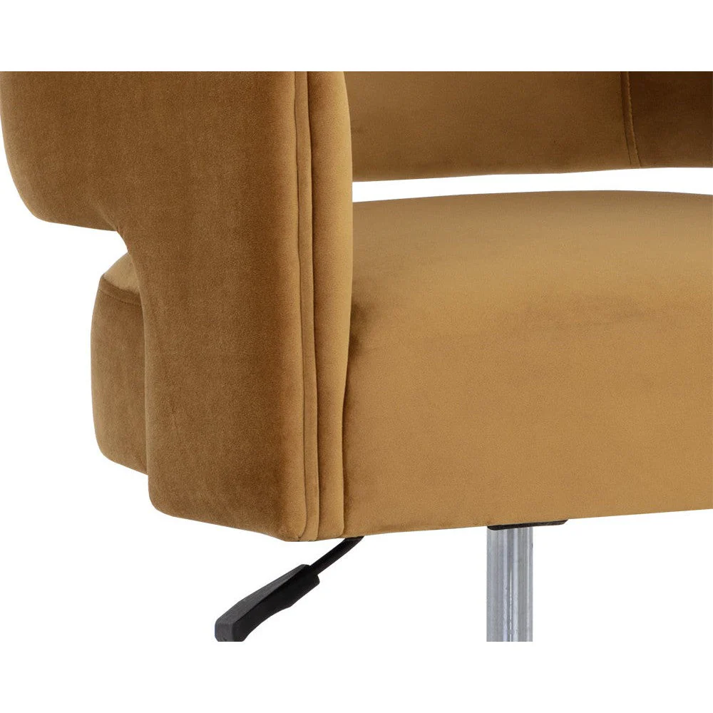 Sunpan Claren Office Chair - Gold Sky - Image 6