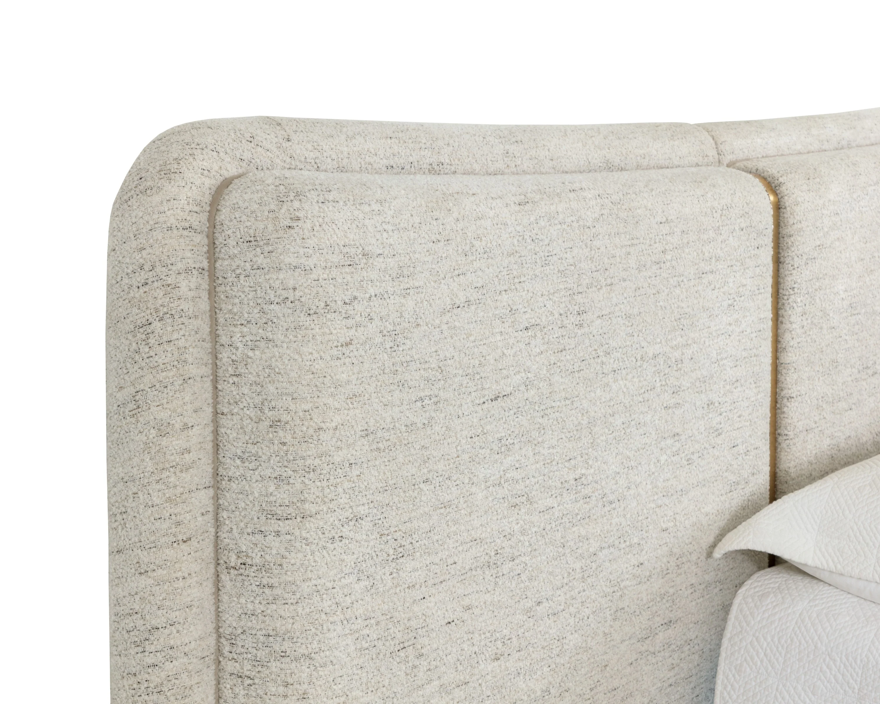 Sunpan Clarimond Bed - King - Hailey Moon / Meg Taupe - Image 2