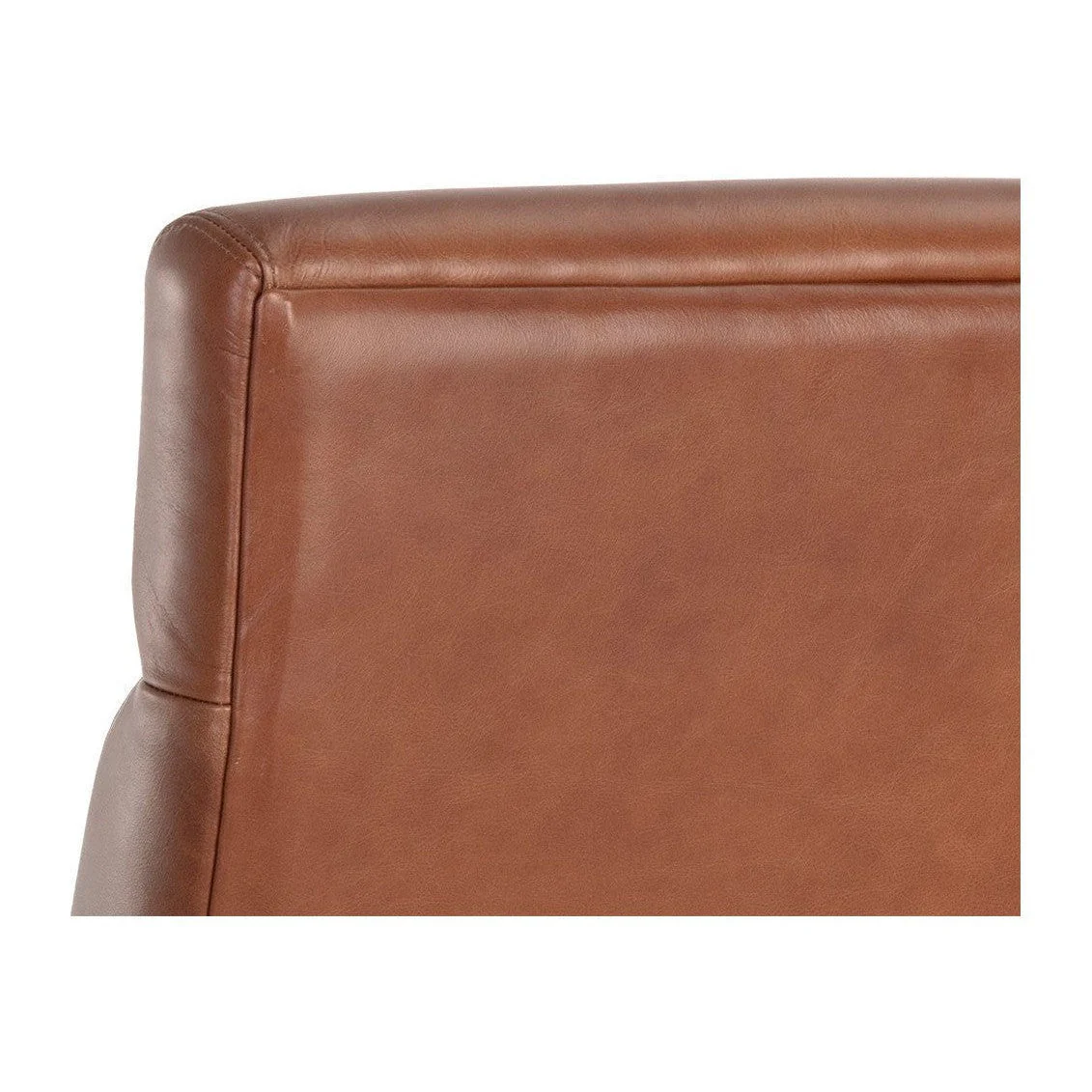 Sunpan Collin Office Chair - Brown - Shalimar Tobacco Leather - Image 6