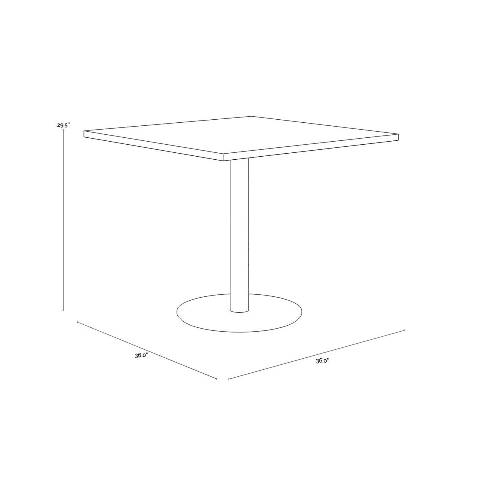 Sunpan Corina Bistro Table - Image 8