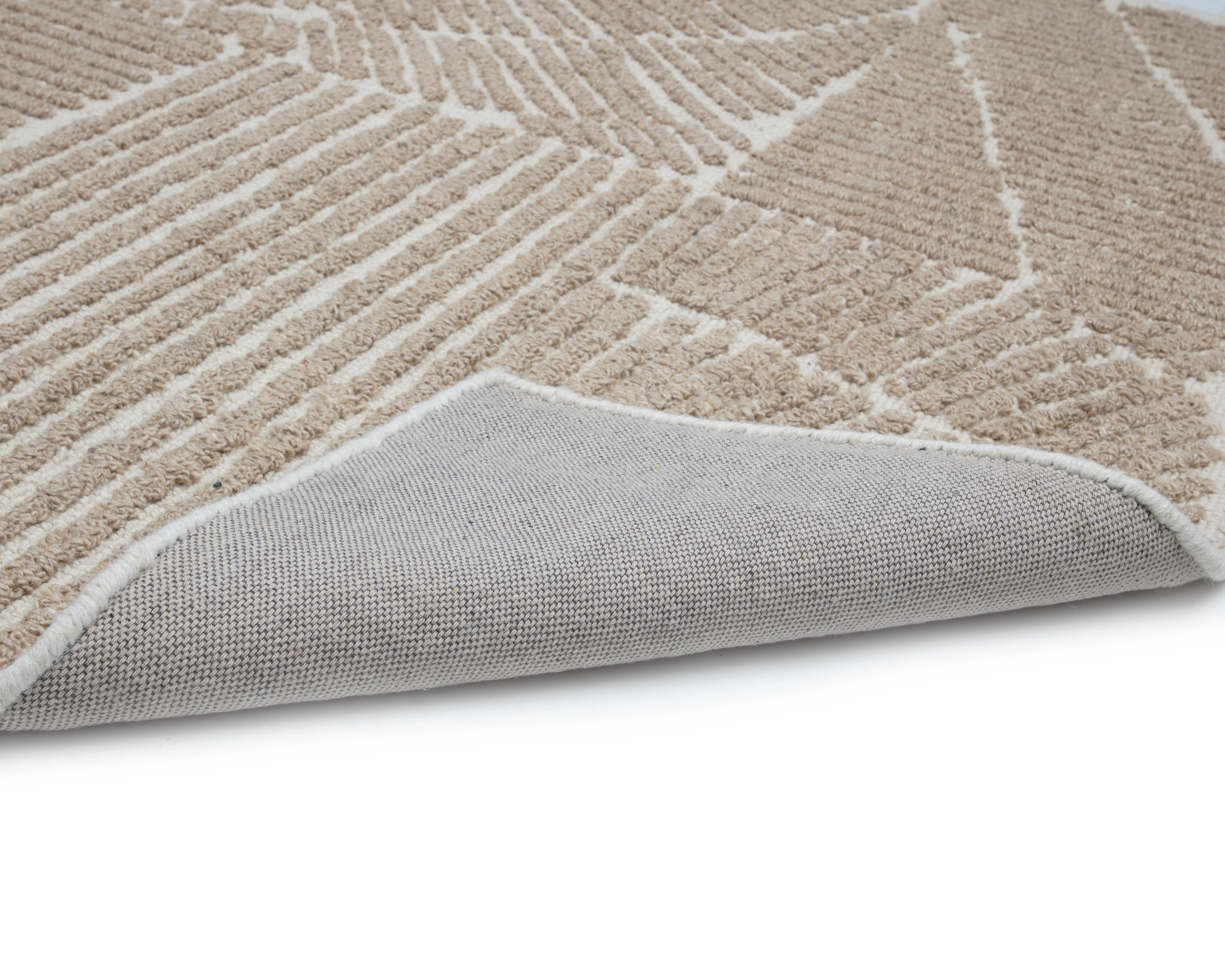 Sunpan Corinthia Hand-Woven Rug - Ivory/Beige - Image 3