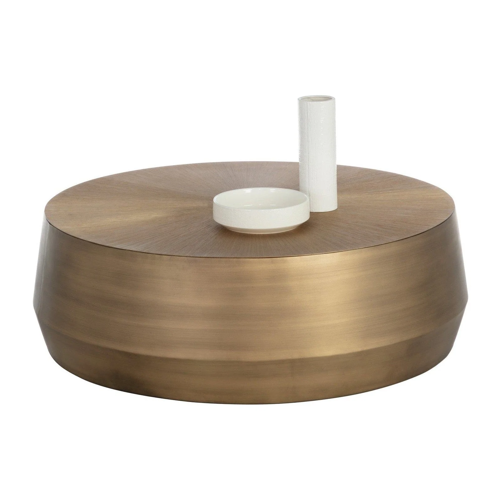 Sunpan Creed Coffee Table - Large - Antique Gold - Image 2
