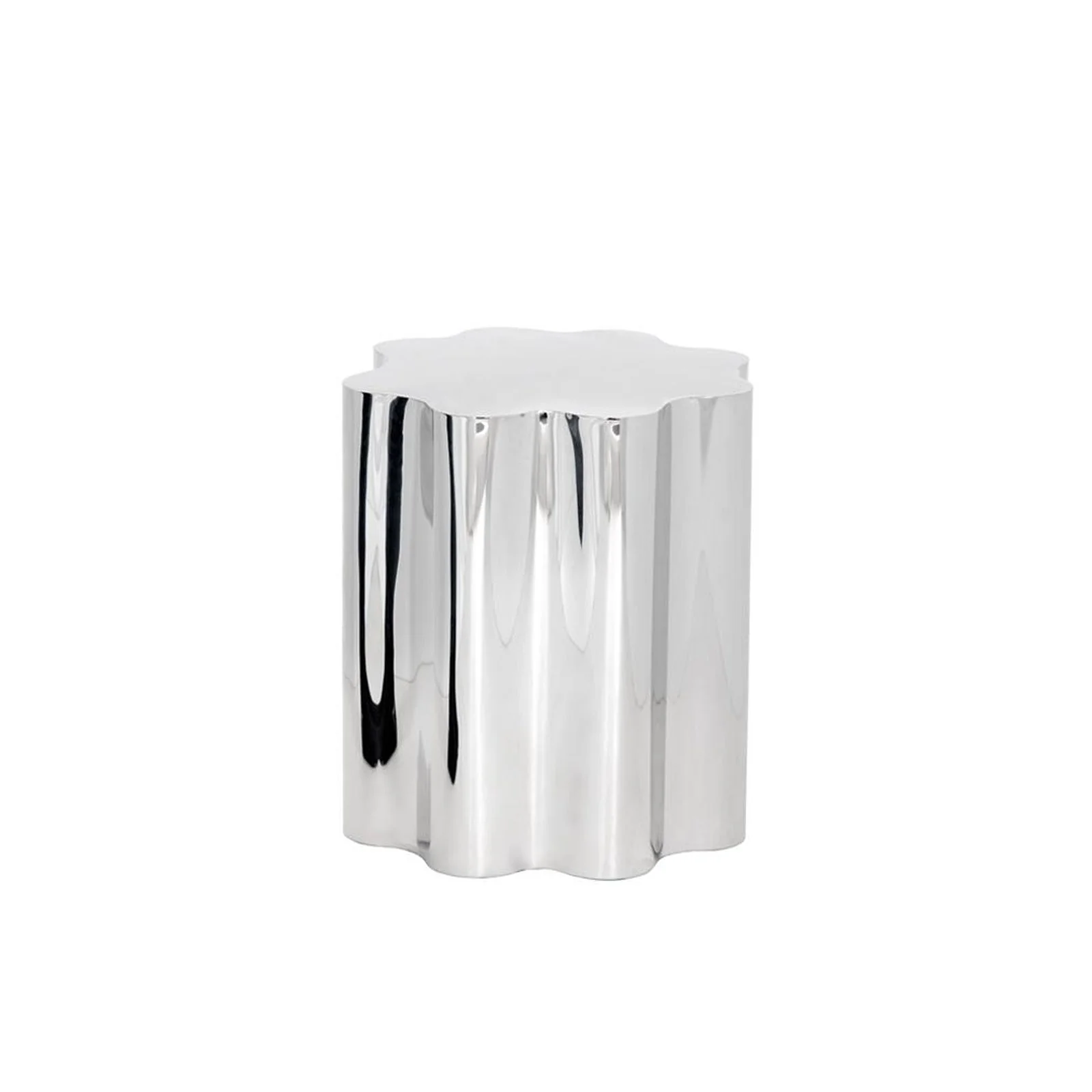 Sunpan Dahlia Side Table - Stainless Steel