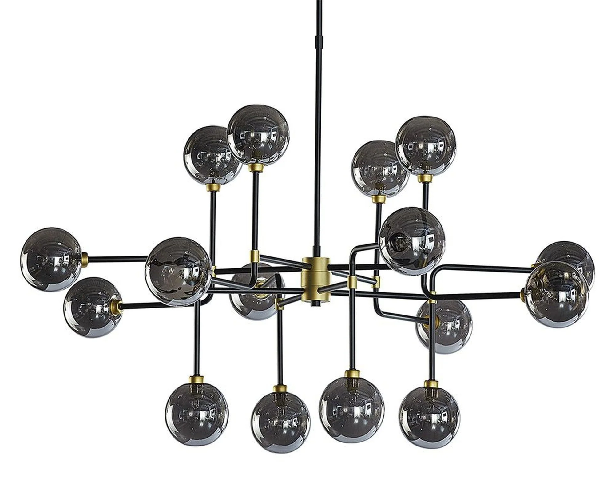 Sunpan Deimos Chandelier - Large - Smoke Grey - Image 2
