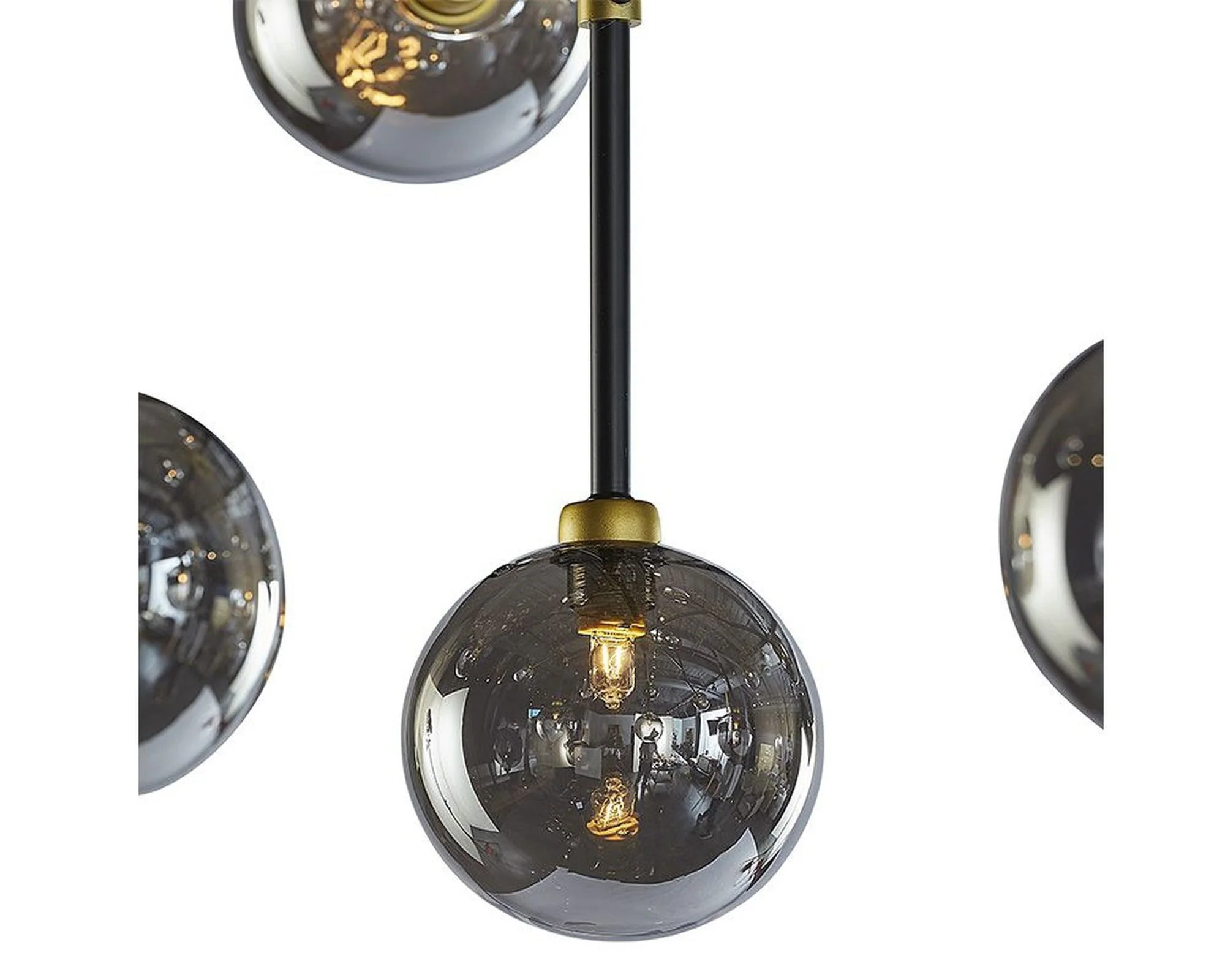 Sunpan Deimos Chandelier - Large - Smoke Grey - Image 4