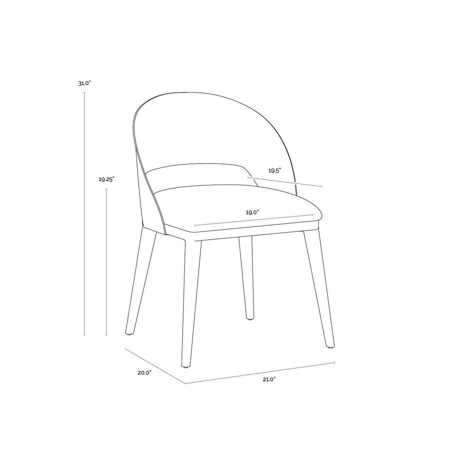 Sunpan Dezirae Dining Chair - Image 17