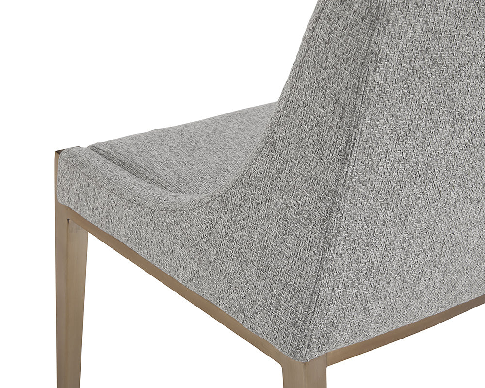Sunpan Dionne Dining Chair - Monument Pebble - Image 7