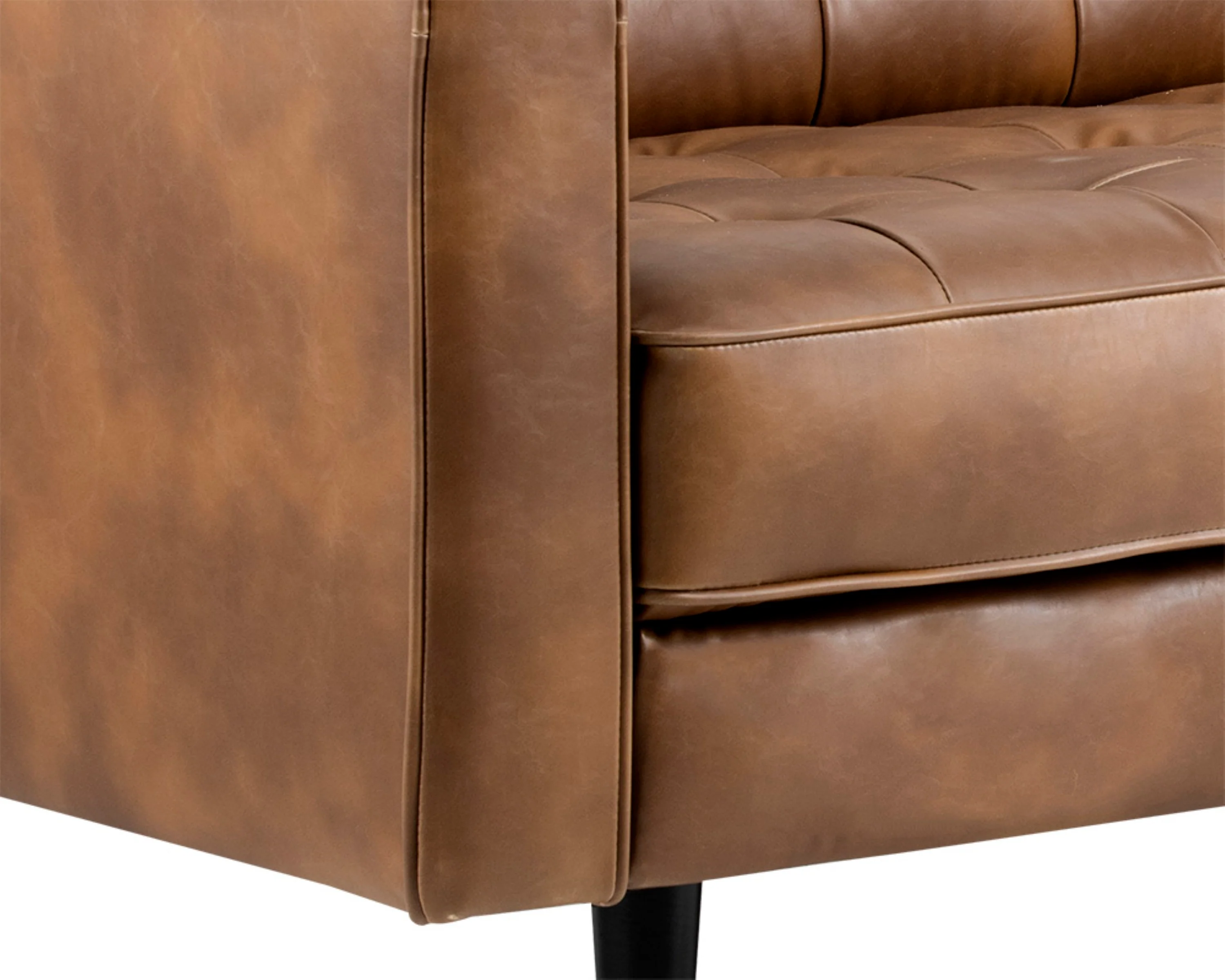 Sunpan Donnie Sofa - Tobacco Tan - Image 5