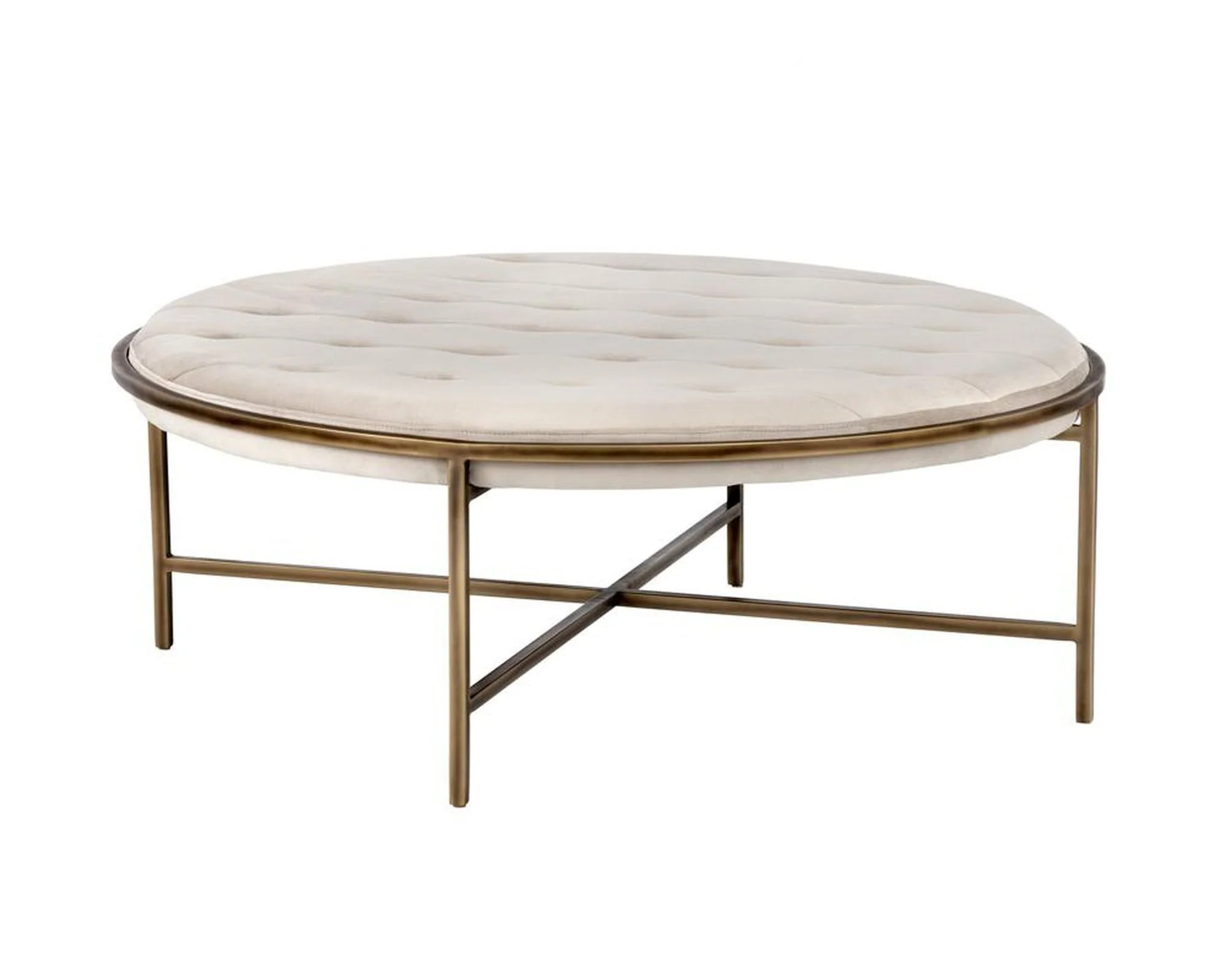 Sunpan Ethel Ottoman - Image 6