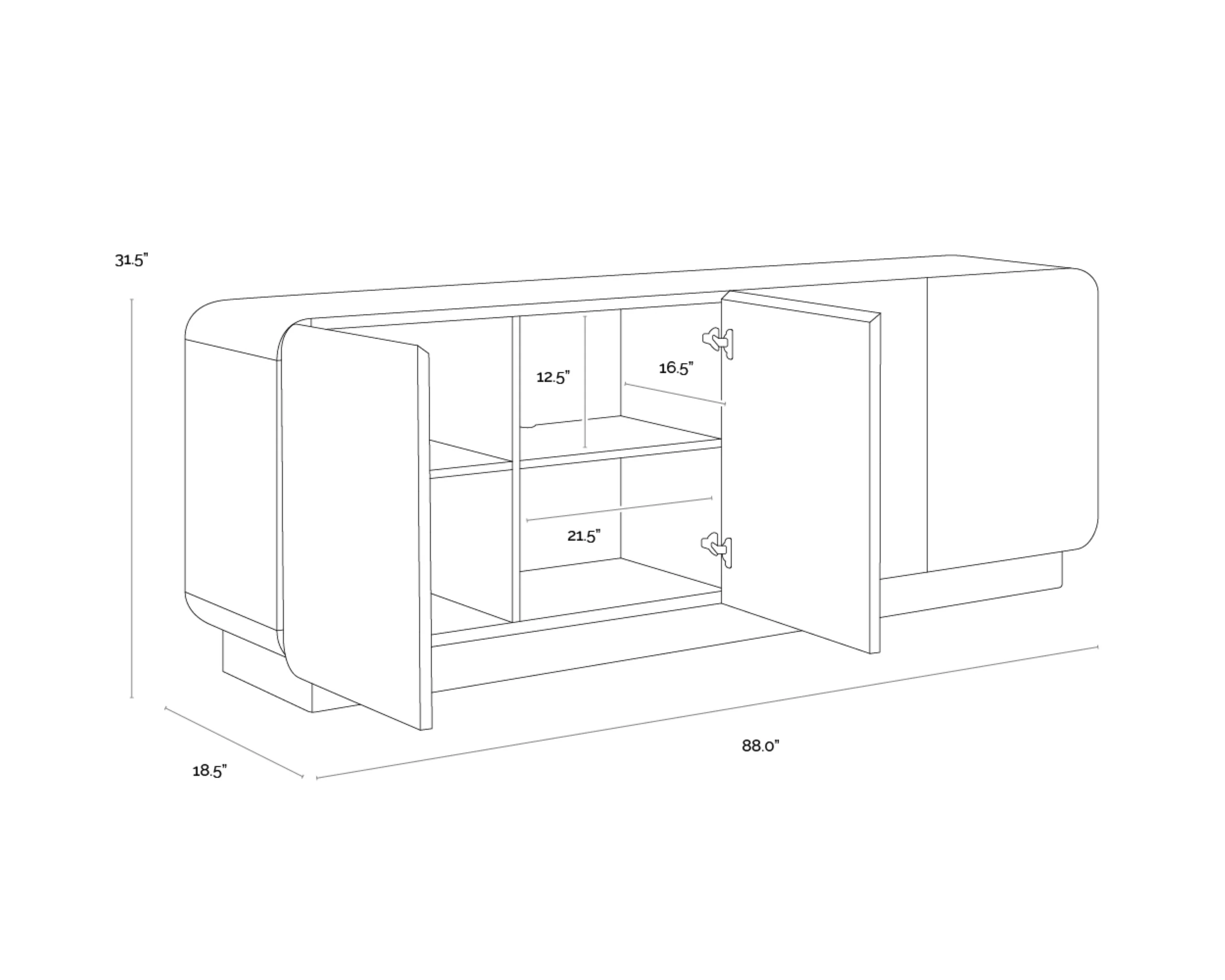 Sunpan Fauna Sideboard - Image 10