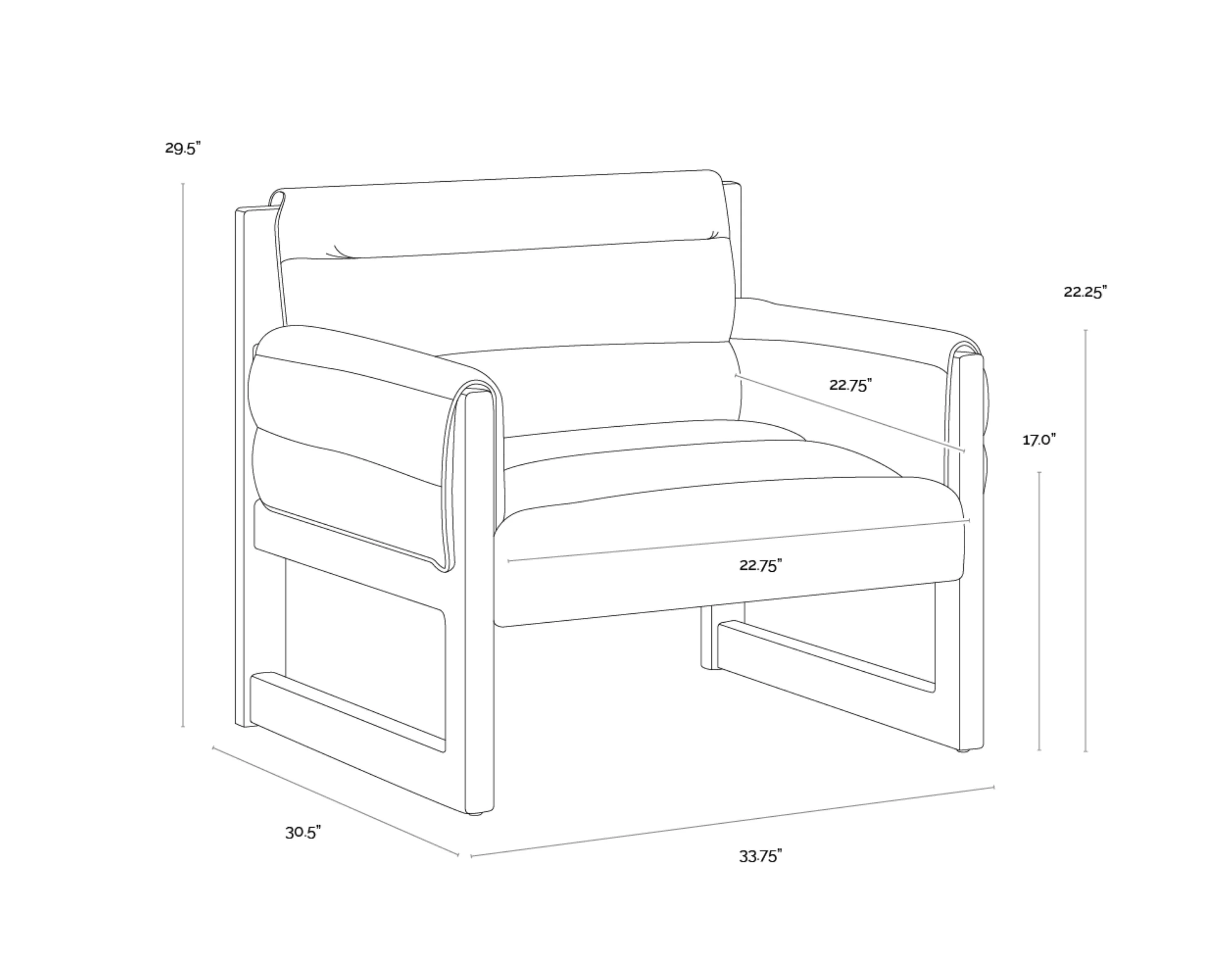Sunpan Ferguson Lounge Chair - Image 12