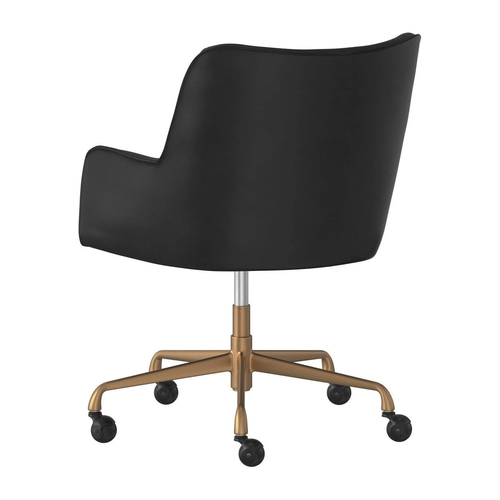 Sunpan Franklin Office Chair - Vintage Black - Image 3