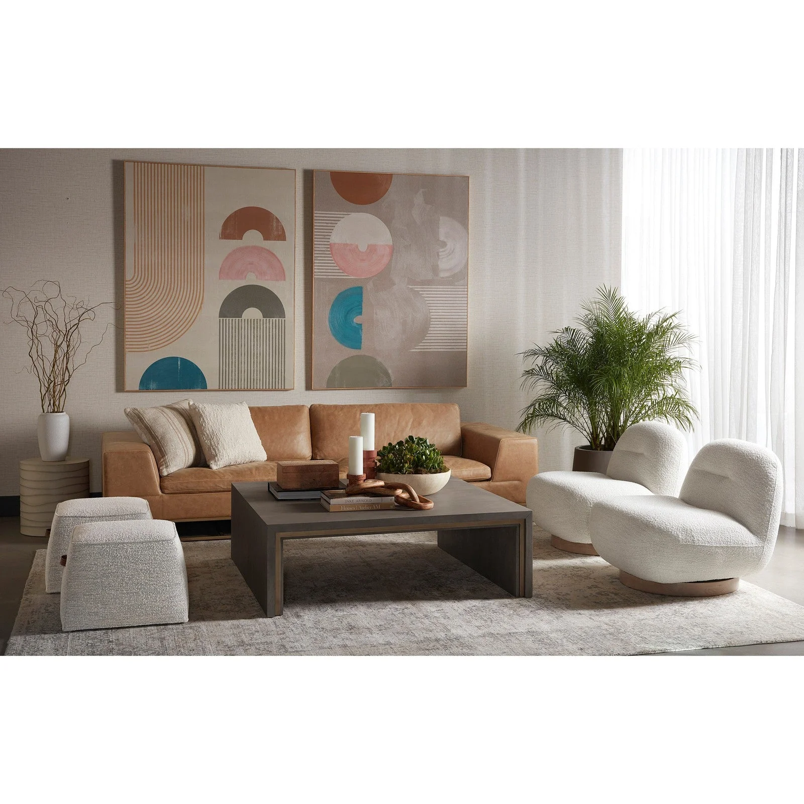 Sunpan Franze Swivel Lounge Chair - Image 3