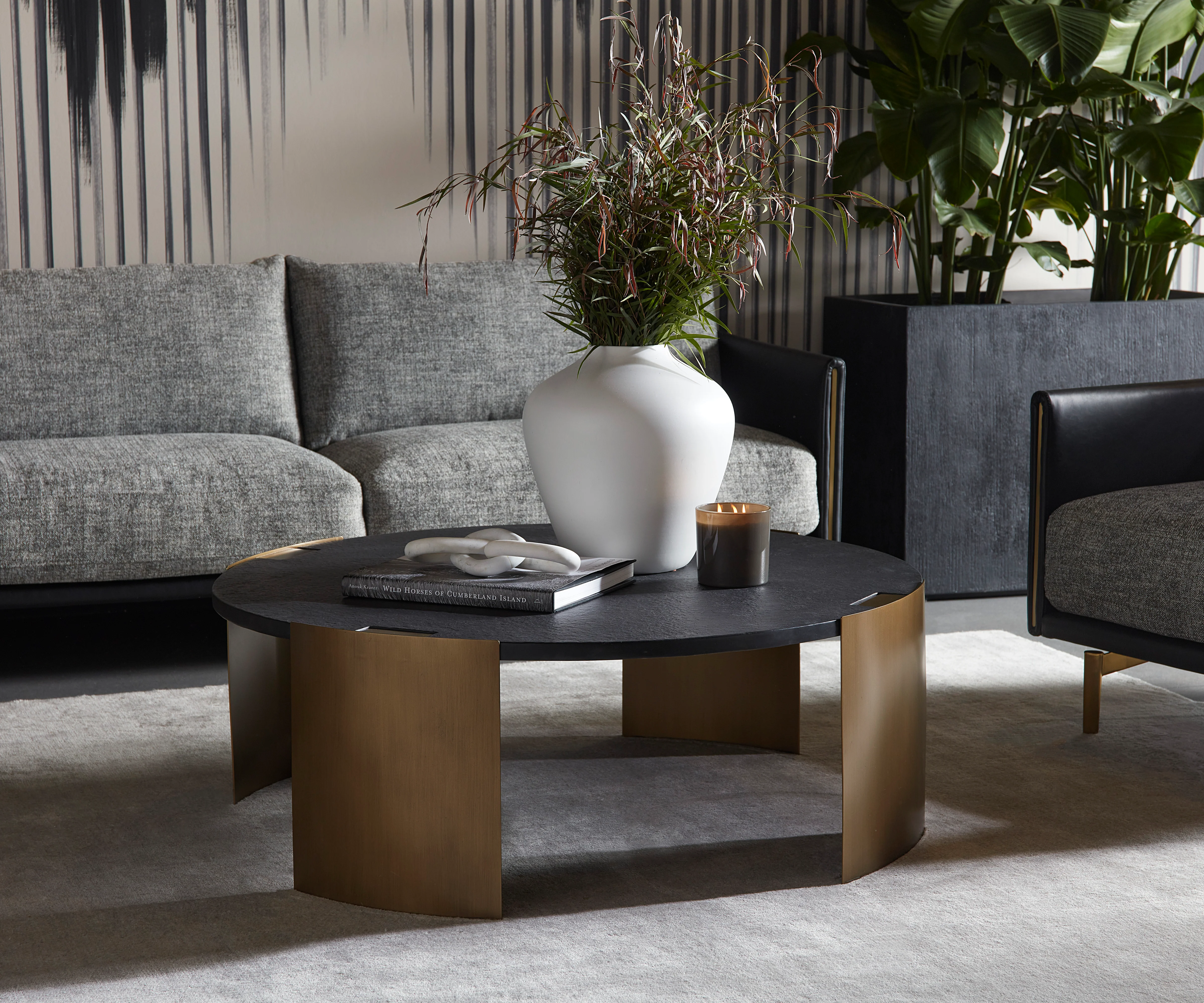 Sunpan Gallus Coffee Table - Carbon - Image 2