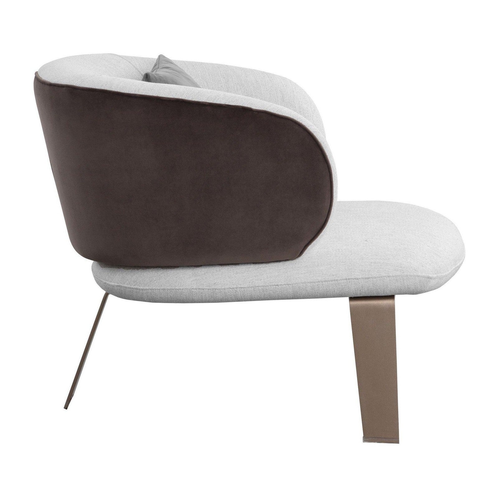Sunpan Garry Lounge Chair - San Remo Winter Cloud / Meg Ash Clearance - Image 2