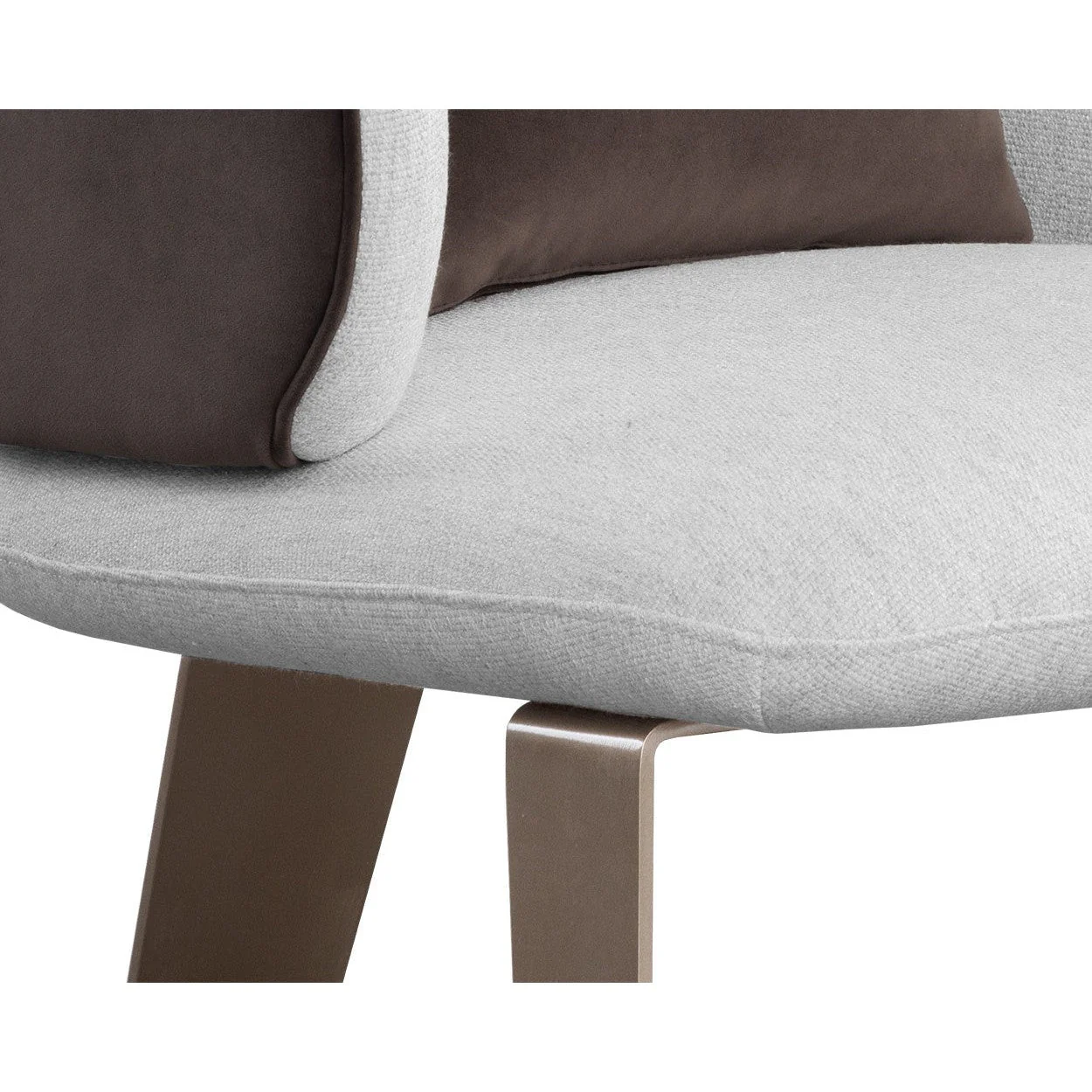 Sunpan Garry Lounge Chair - San Remo Winter Cloud / Meg Ash Clearance - Image 4