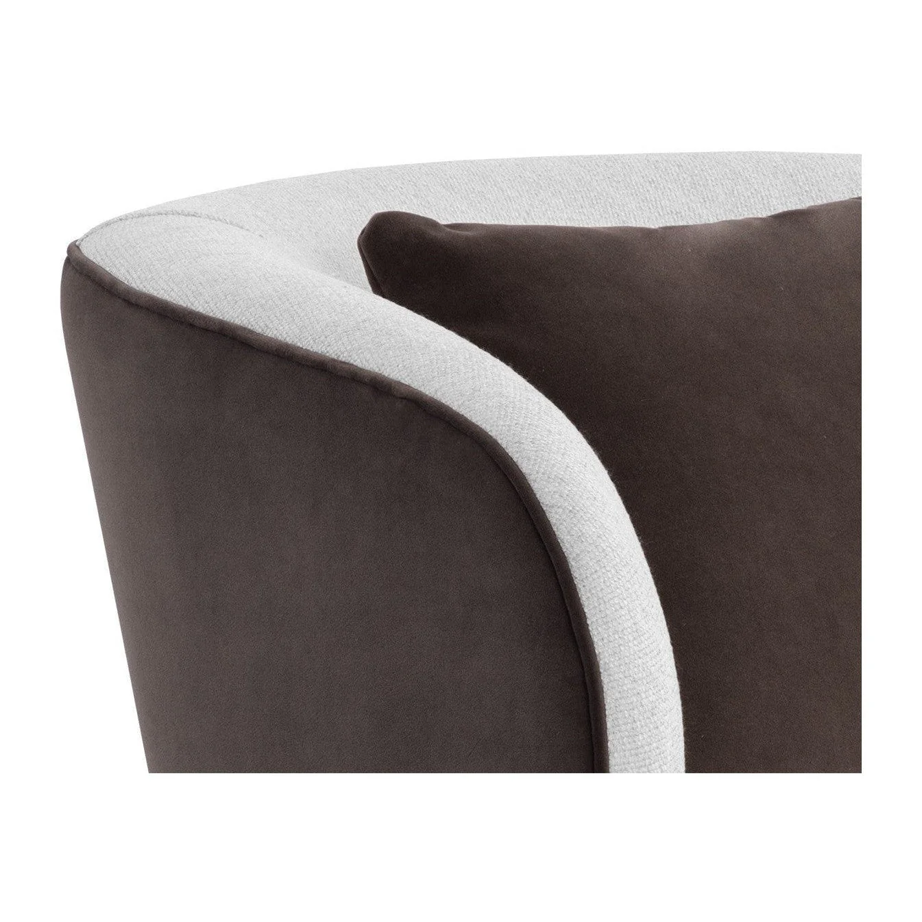 Sunpan Garry Lounge Chair - San Remo Winter Cloud / Meg Ash Clearance - Image 5