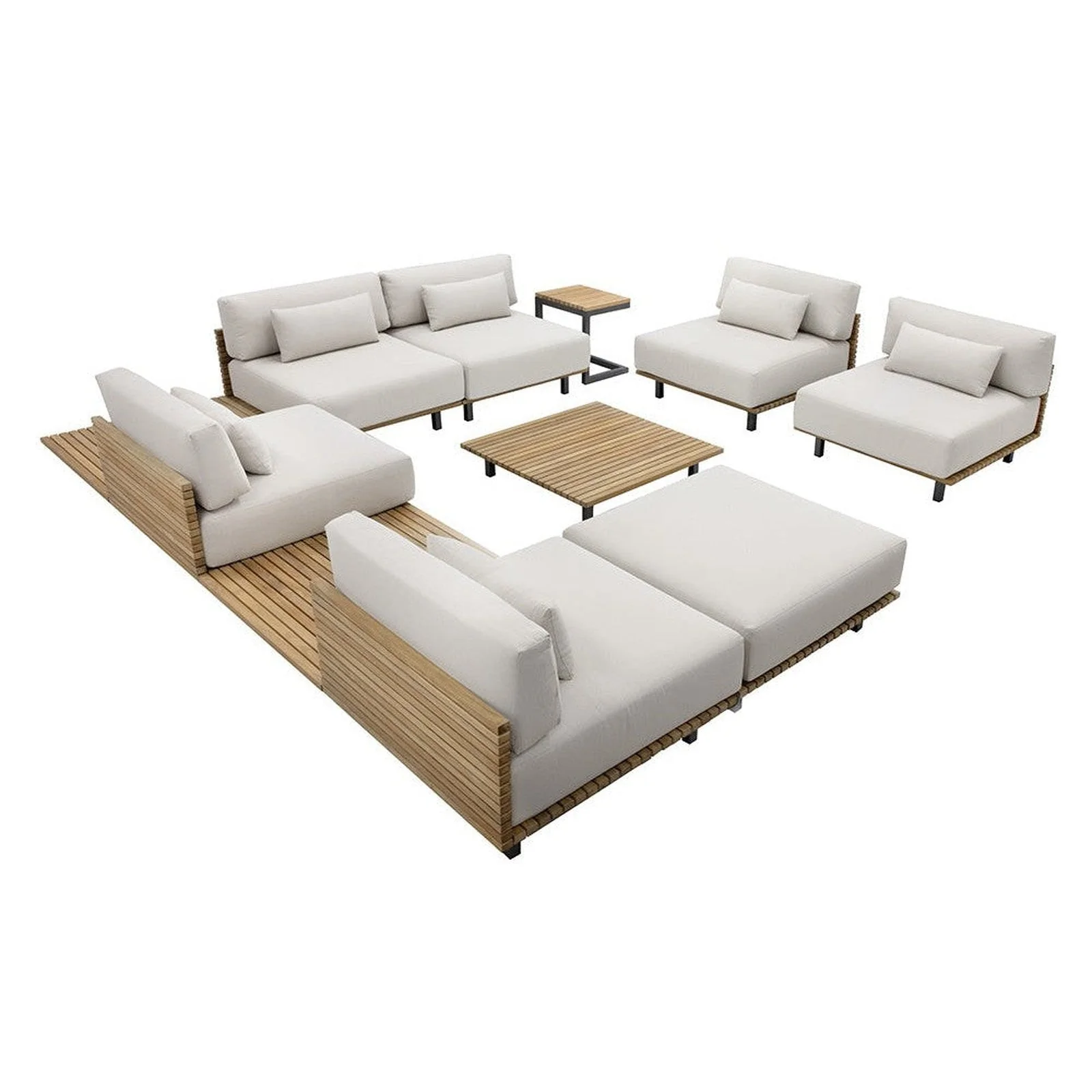 Sunpan Geneve C-Shaped End Table - Image 5