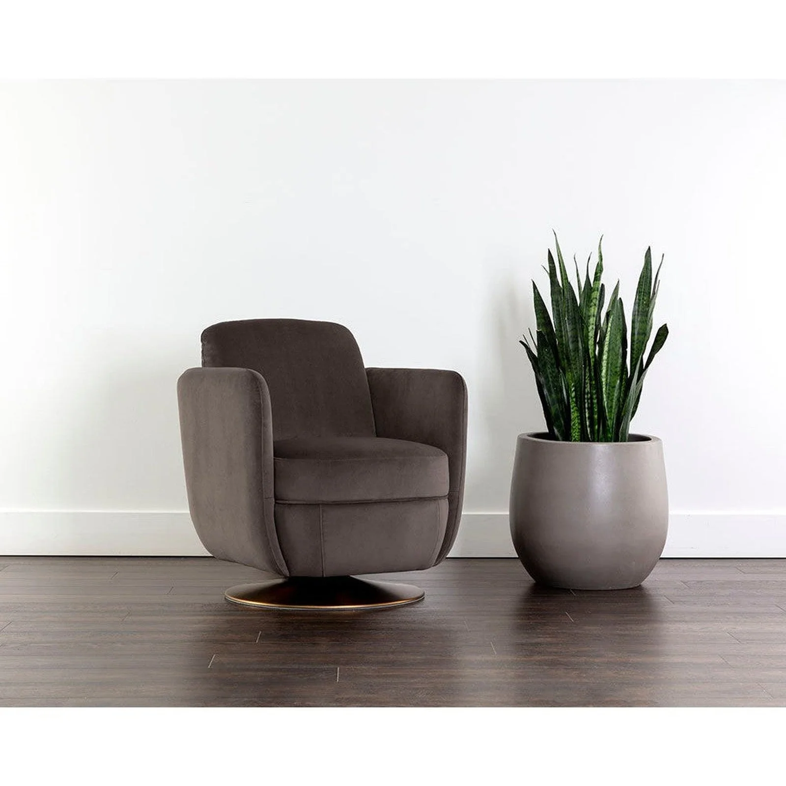 Sunpan Gilley Swivel Lounge Chair - Image 10
