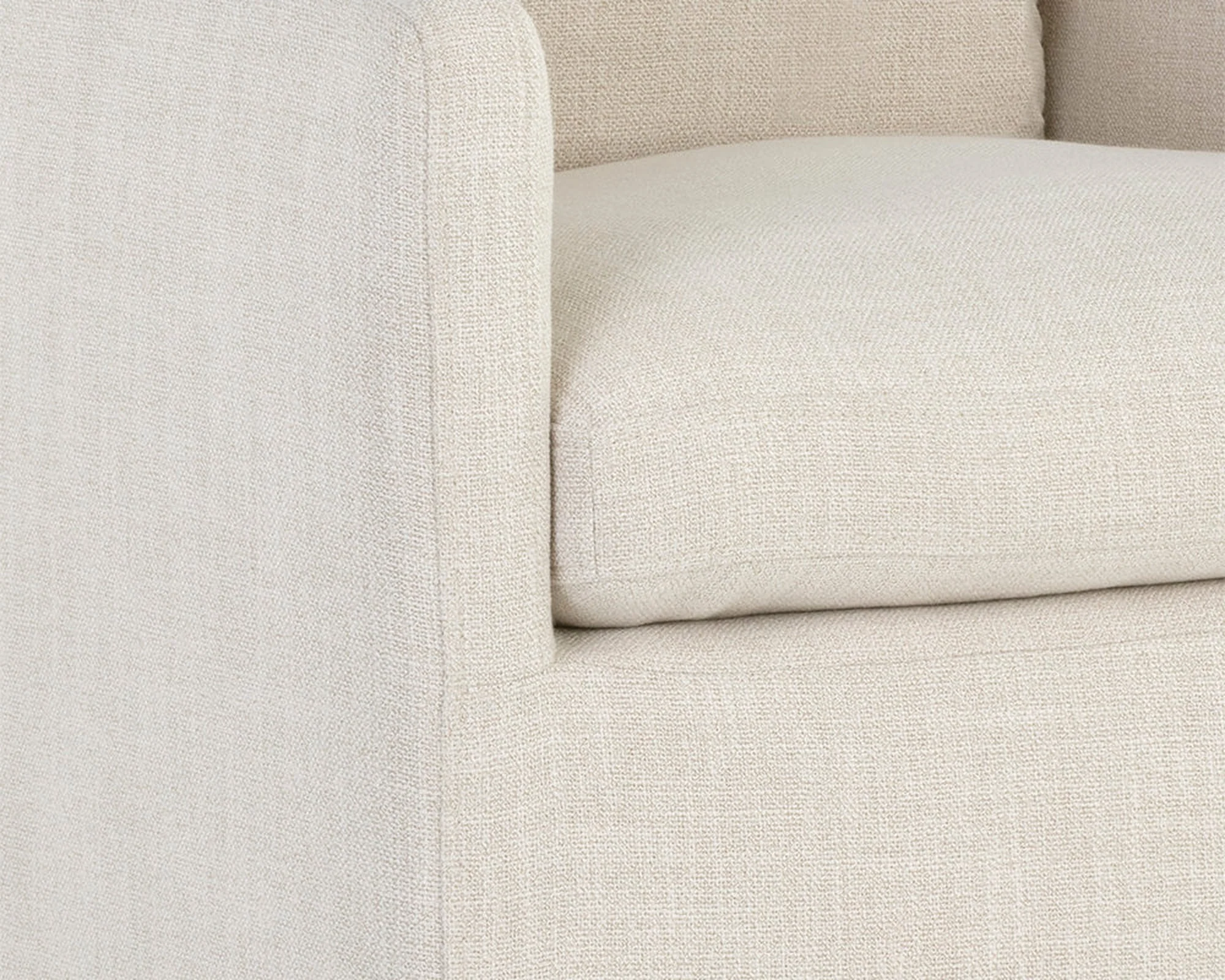 Sunpan Glenrose Wheeled Dining Armchair - Image 5