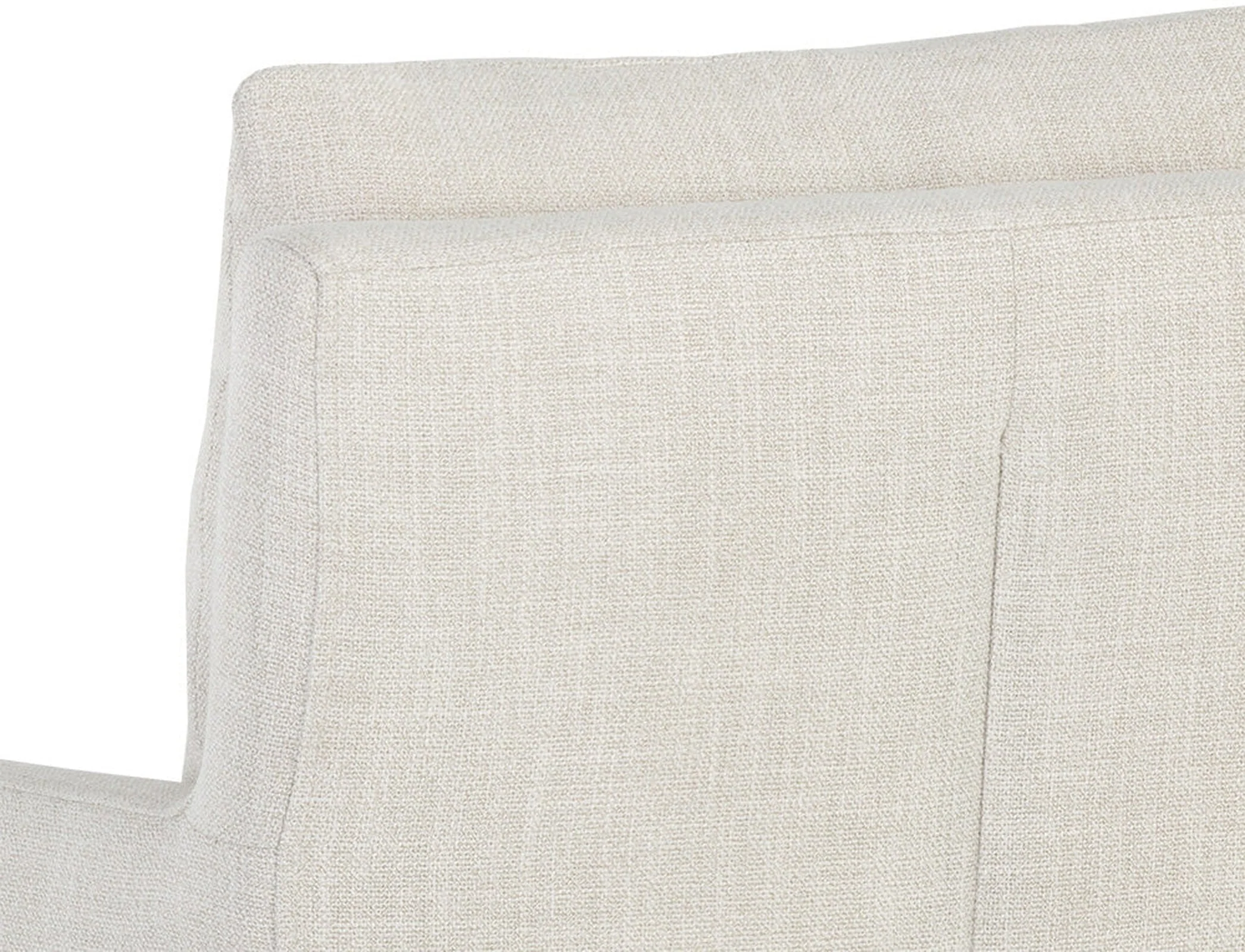 Sunpan Glenrose Wheeled Dining Armchair - Image 7