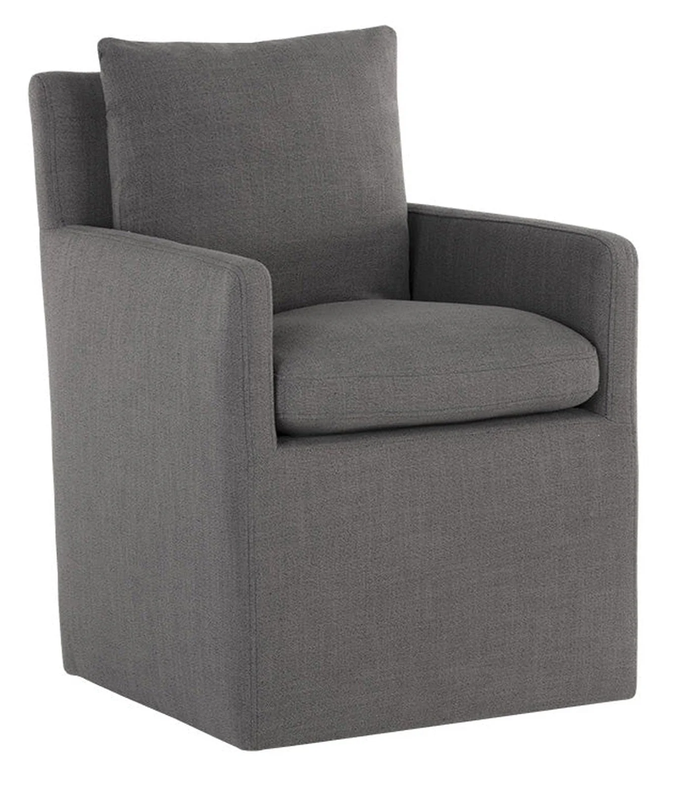Sunpan Glenrose Wheeled Dining Armchair - Image 9