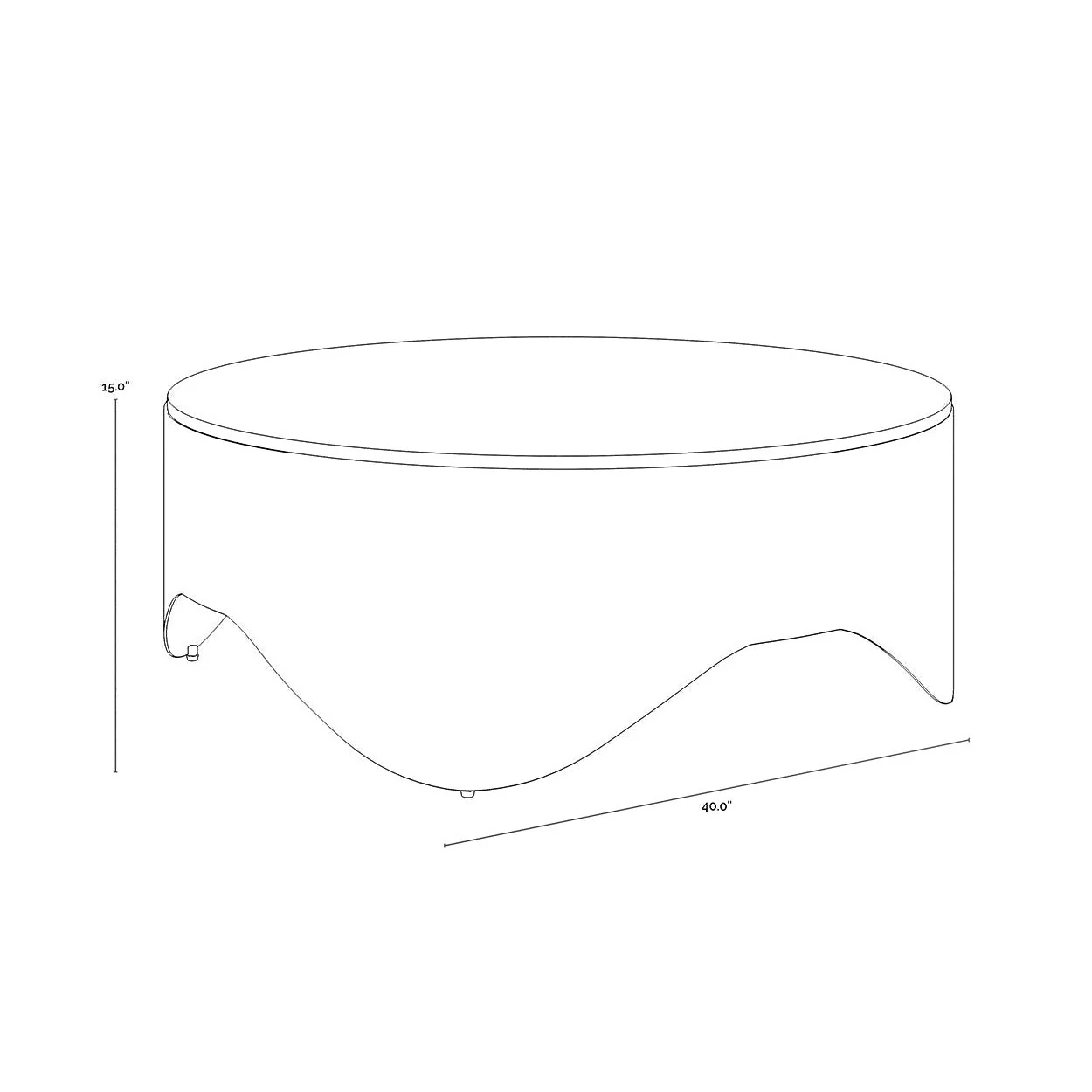 Sunpan Guinevere Coffee Table - Image 10