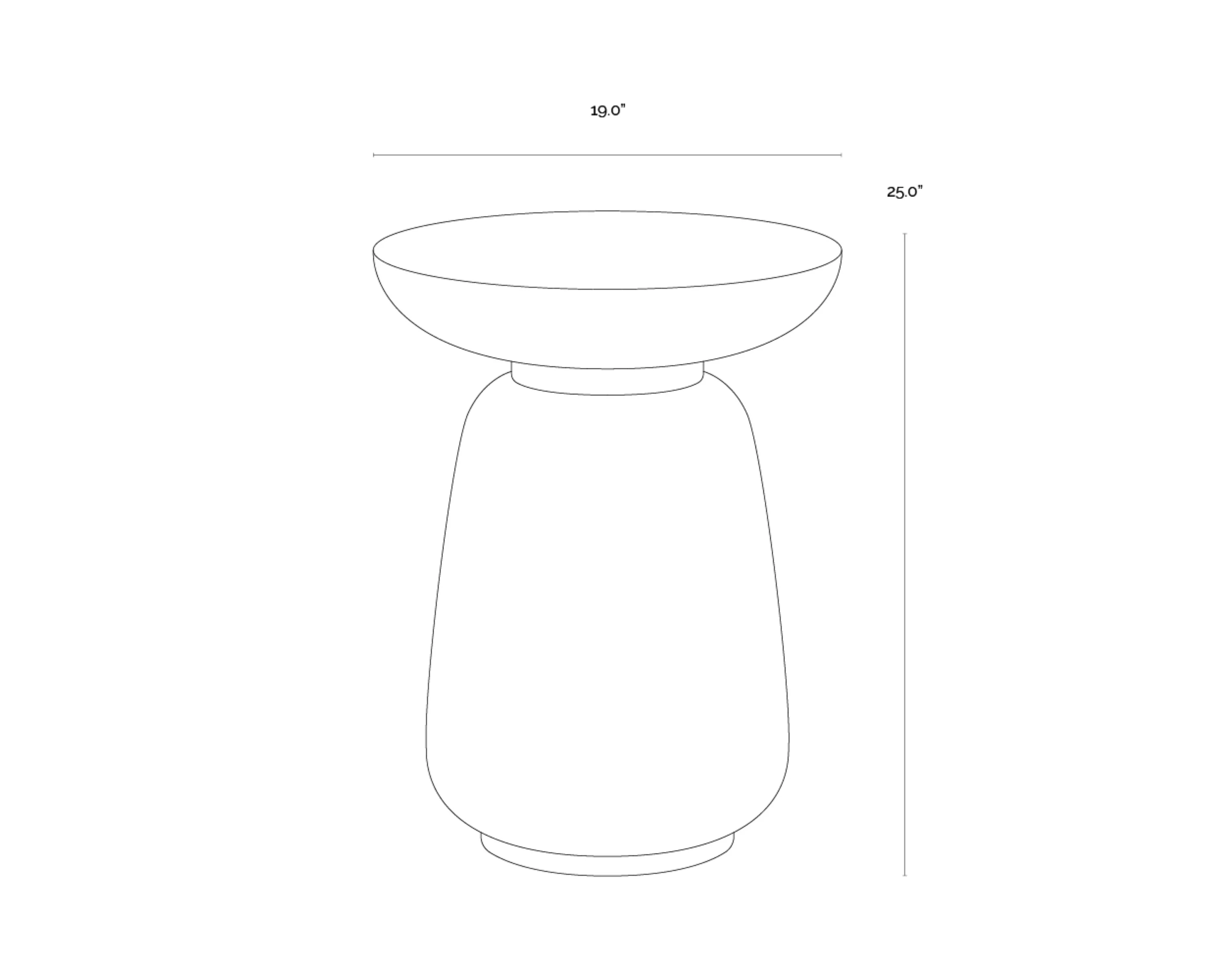 Sunpan Hali End Table - Image 7