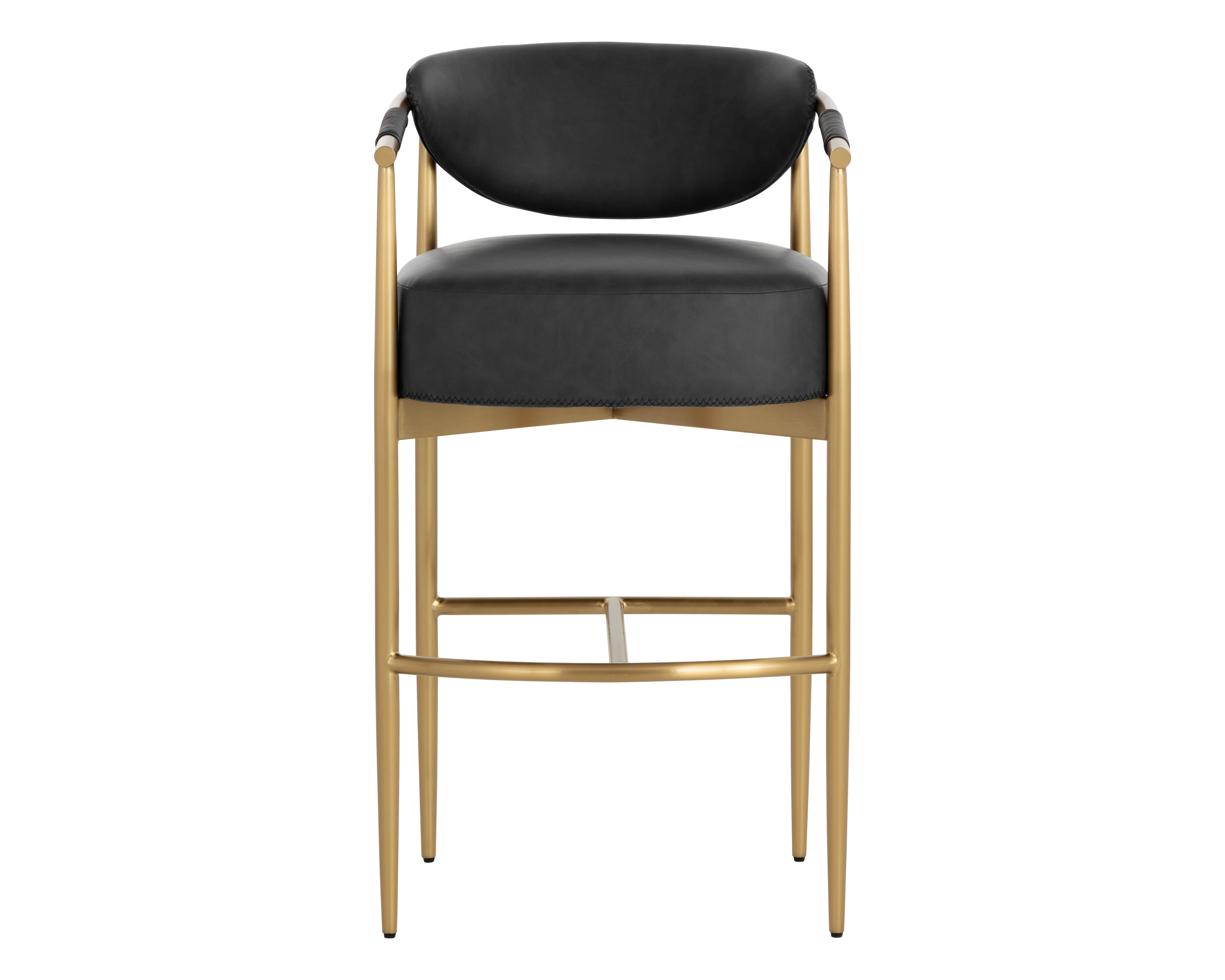 Sunpan Heloise Barstool - Bravo Black - Image 2