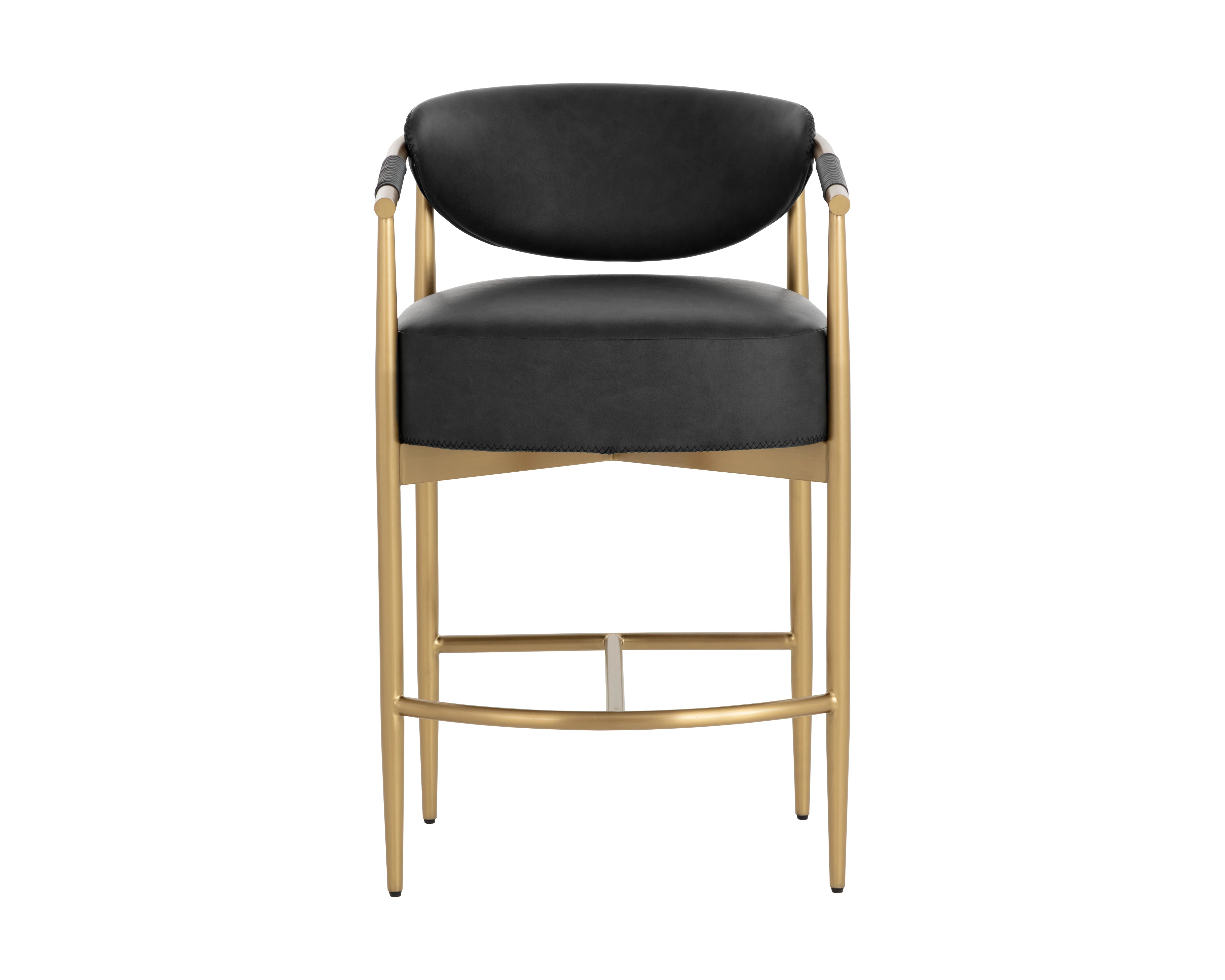 Sunpan Heloise Counter Stool - Bravo Black - Image 2
