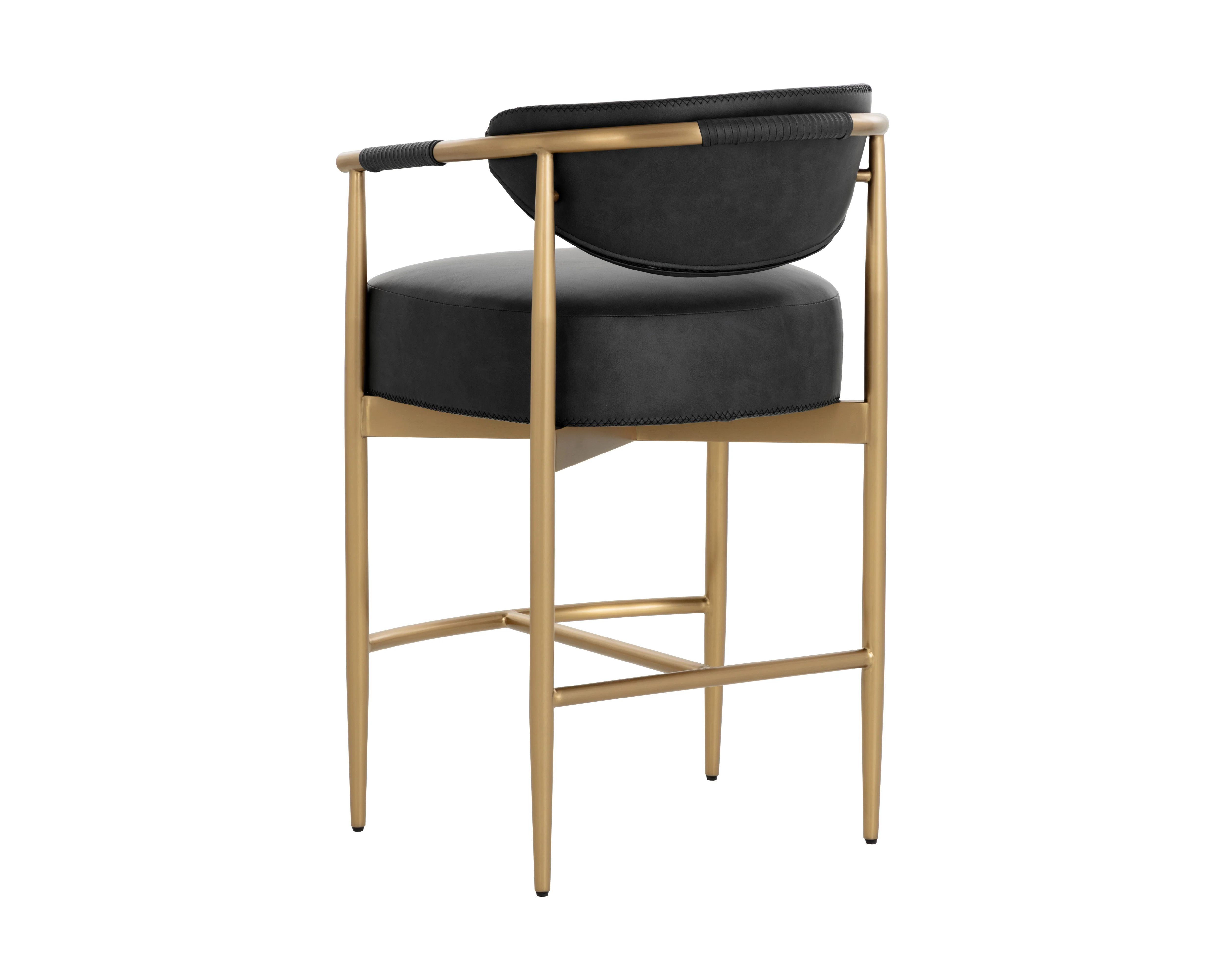 Sunpan Heloise Counter Stool - Bravo Black - Image 3