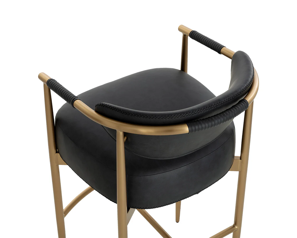 Sunpan Heloise Counter Stool - Bravo Black - Image 5