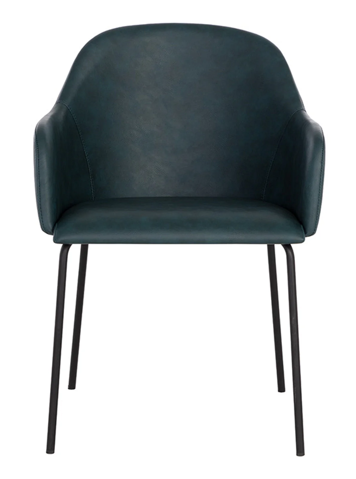 Sunpan Hensley Dining Armchair - Dark Teal - Image 3