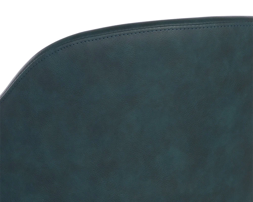 Sunpan Hensley Dining Armchair - Dark Teal - Image 8