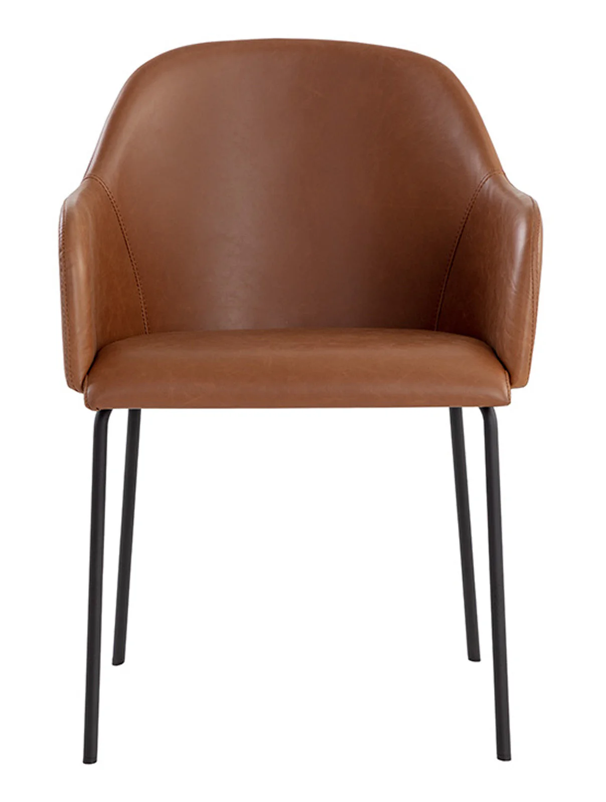Sunpan Hensley Dining Armchair - Hazelnut - Image 3