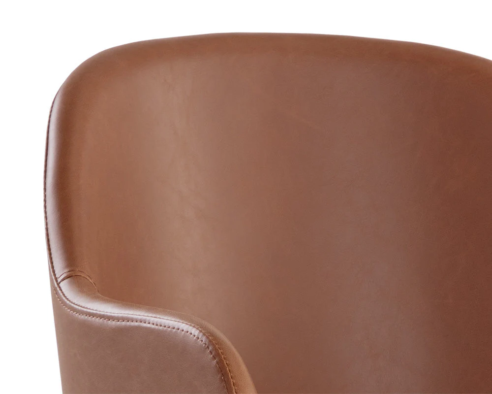 Sunpan Hensley Dining Armchair - Hazelnut - Image 7
