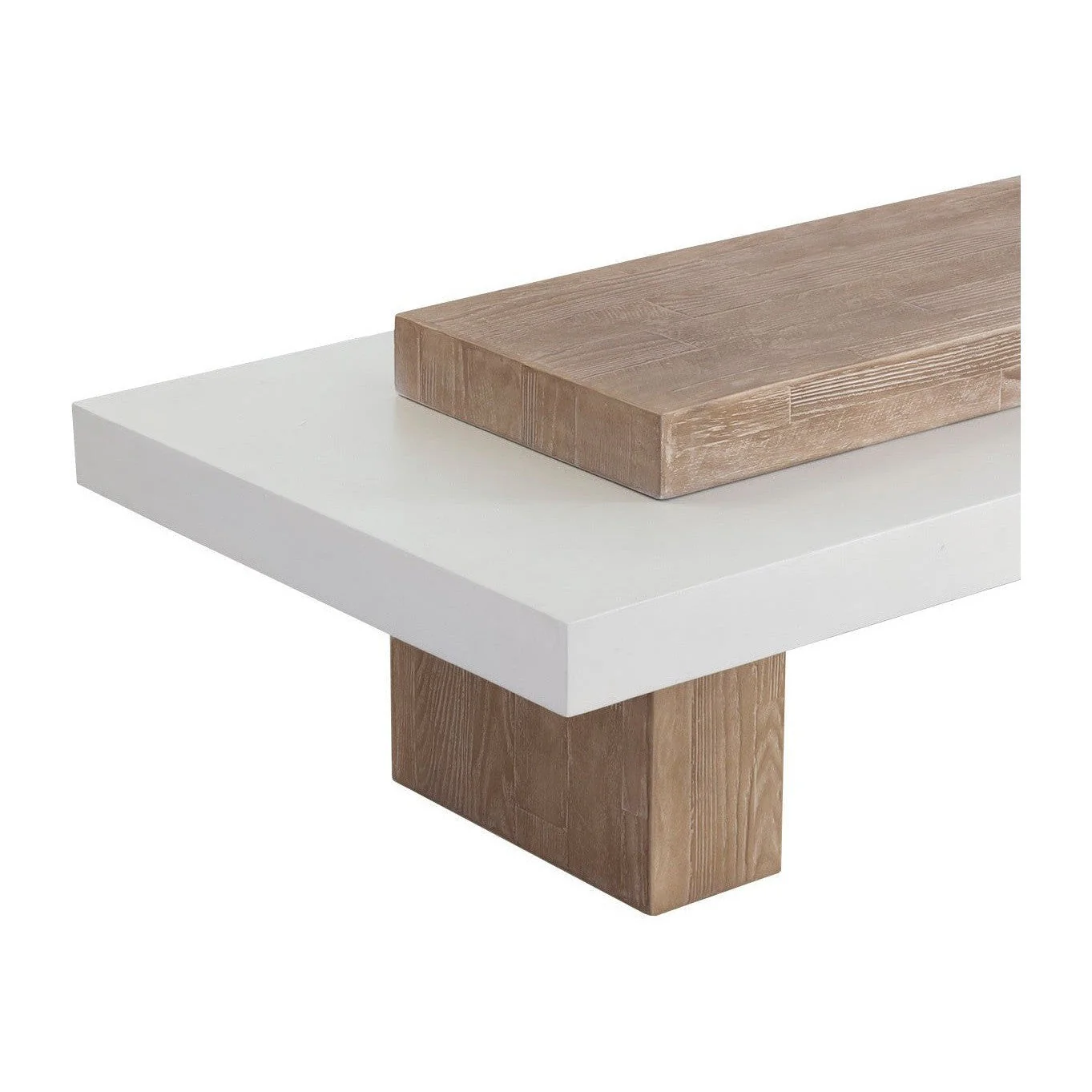 Sunpan Herriot Coffee Table - Light Brown / Summer Sand - Image 2